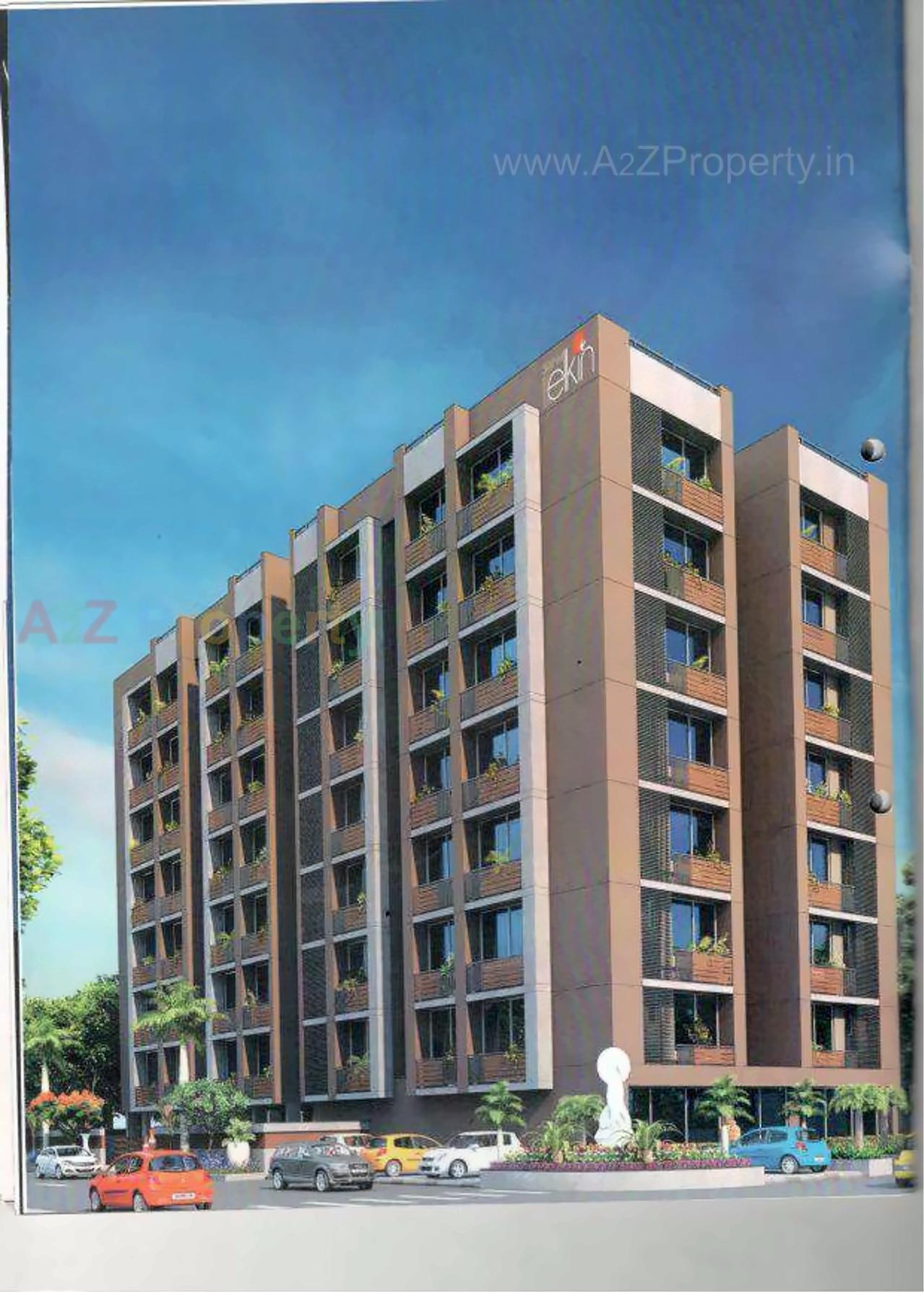 3D Elevation of real estate project Shyam Elkin located at Shilaj, Ahmedabad, Gujarat