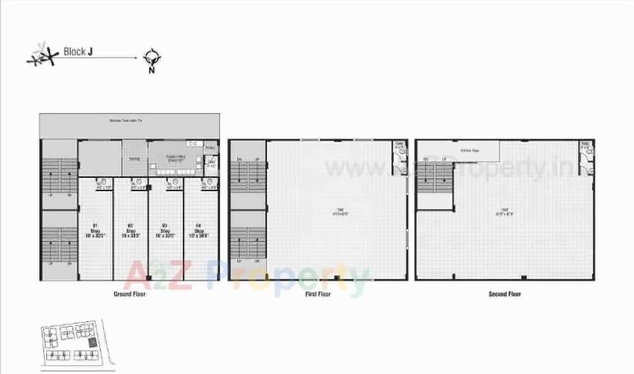 Layout of real estate project Shyam Enclave located at Naroda, Ahmedabad, Gujarat
