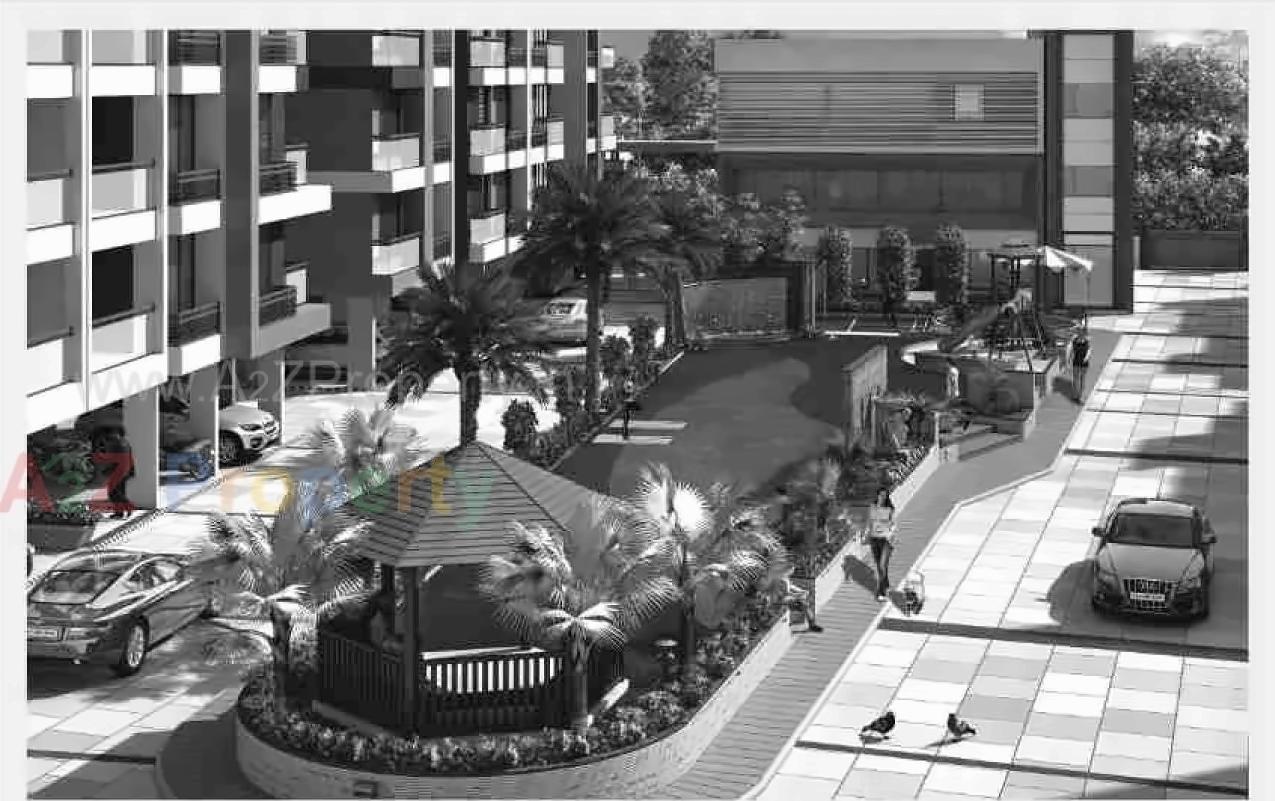 3D Elevation of real estate project Shyam Enclave located at Naroda, Ahmedabad, Gujarat