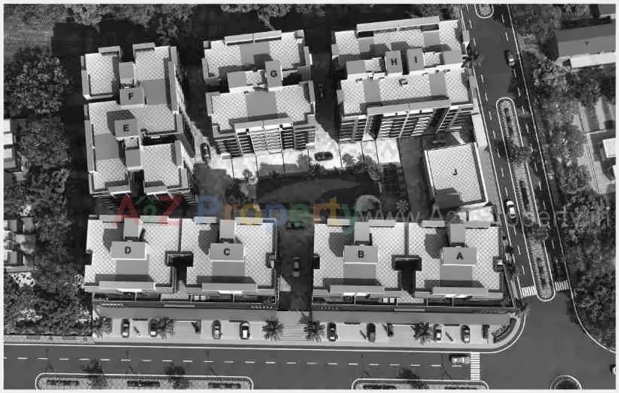 Layout of real estate project Shyam Enclave located at Naroda, Ahmedabad, Gujarat