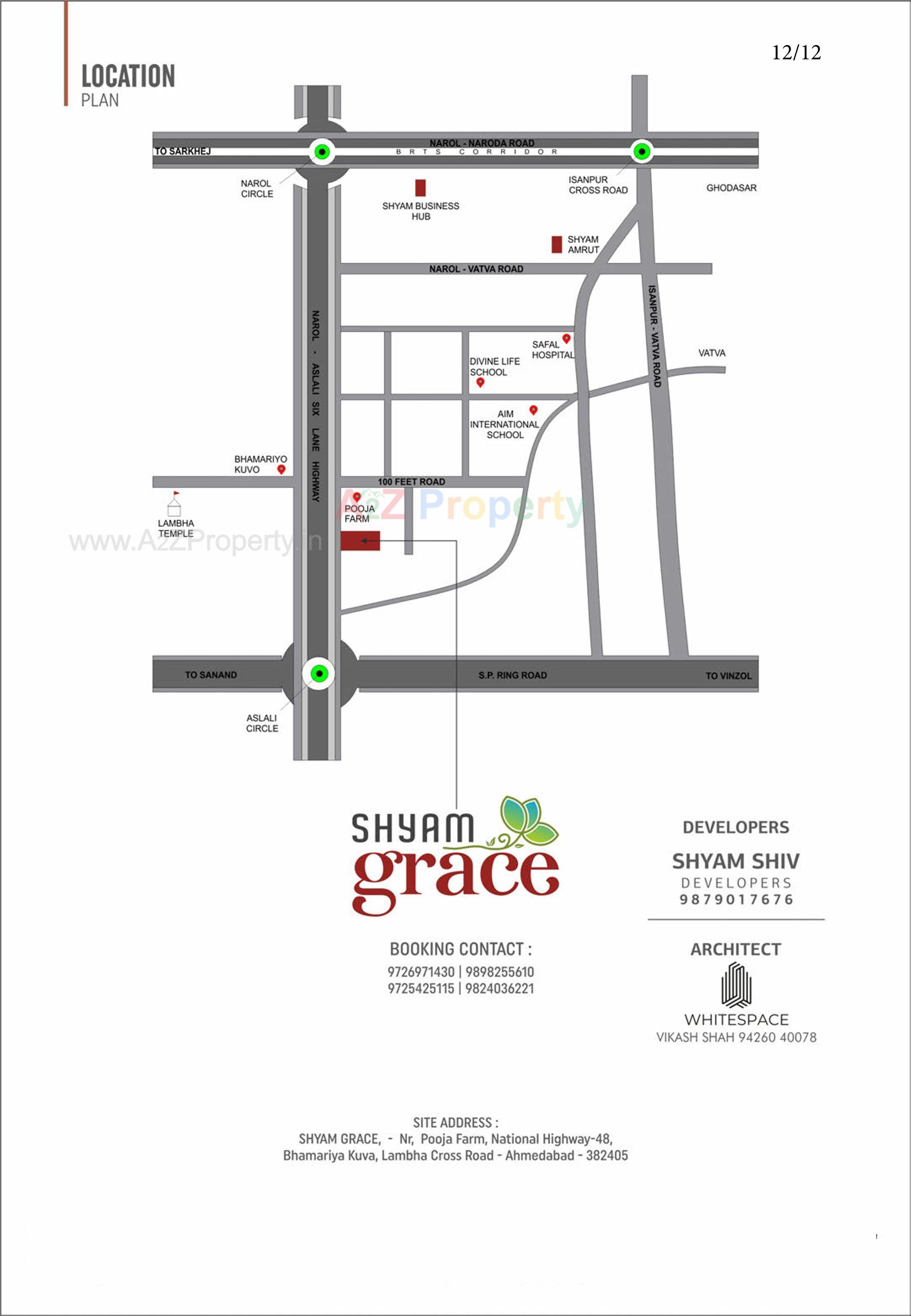 of real estate project Shyam Grace located at Vatva, Ahmedabad, Gujarat