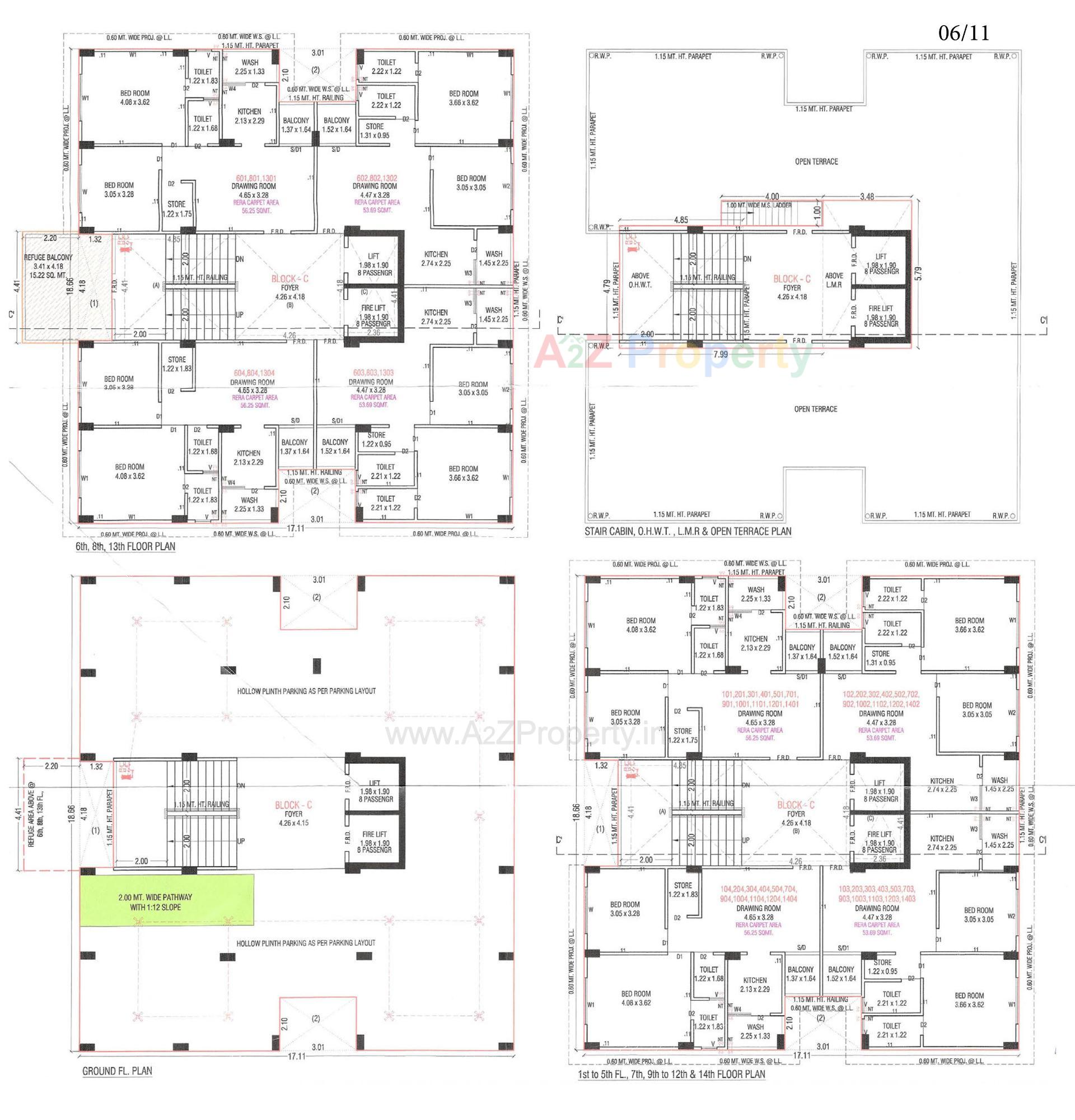 Layout of real estate project Shyam Grace located at Vatva, Ahmedabad, Gujarat