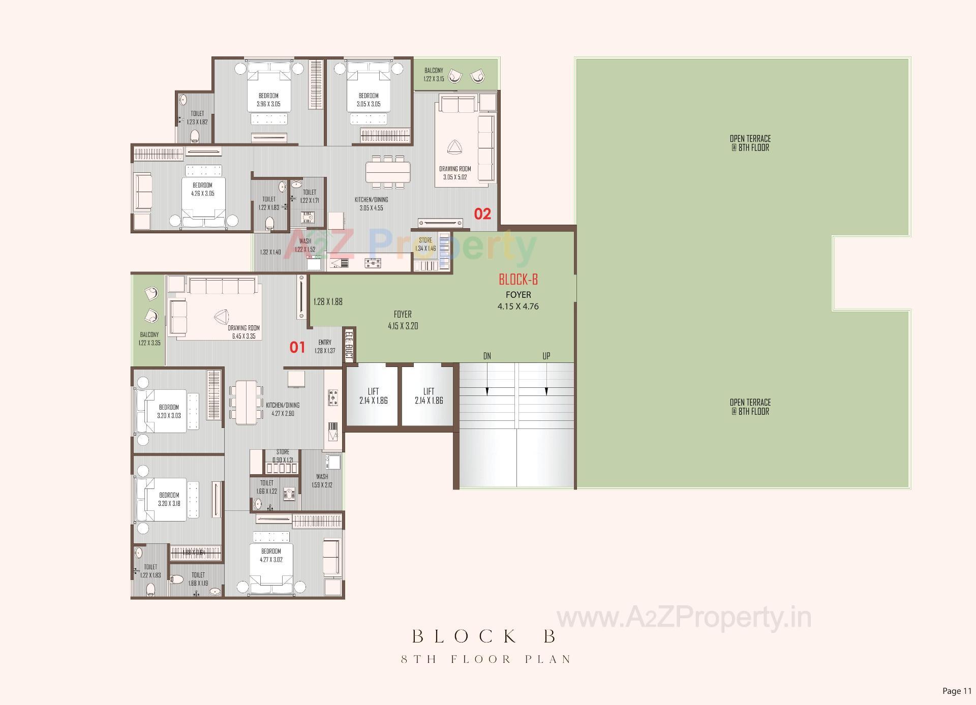 Layout of real estate project Shyam Harmony located at Kathwada, Ahmedabad, Gujarat