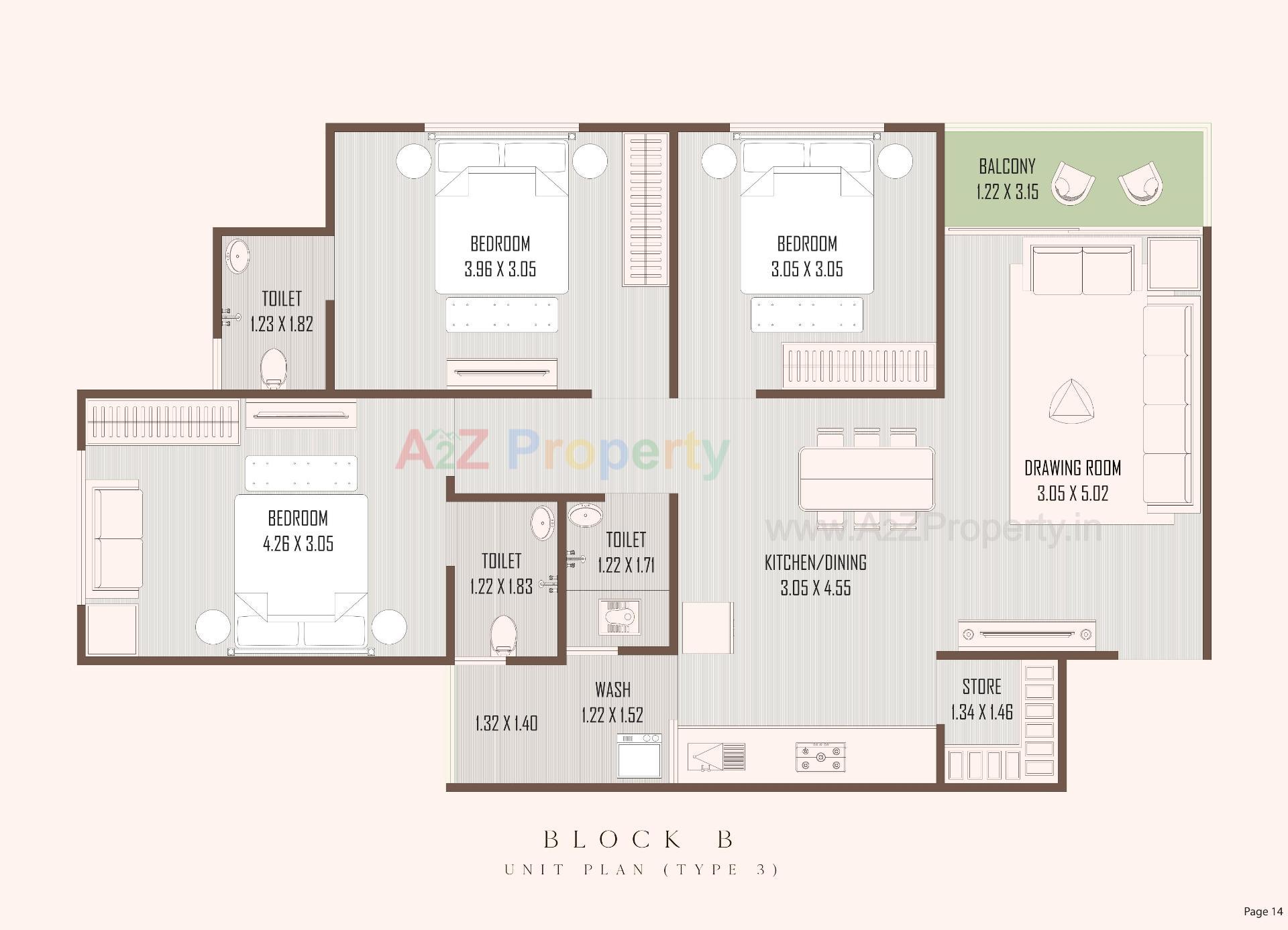 Layout of real estate project Shyam Harmony located at Kathwada, Ahmedabad, Gujarat
