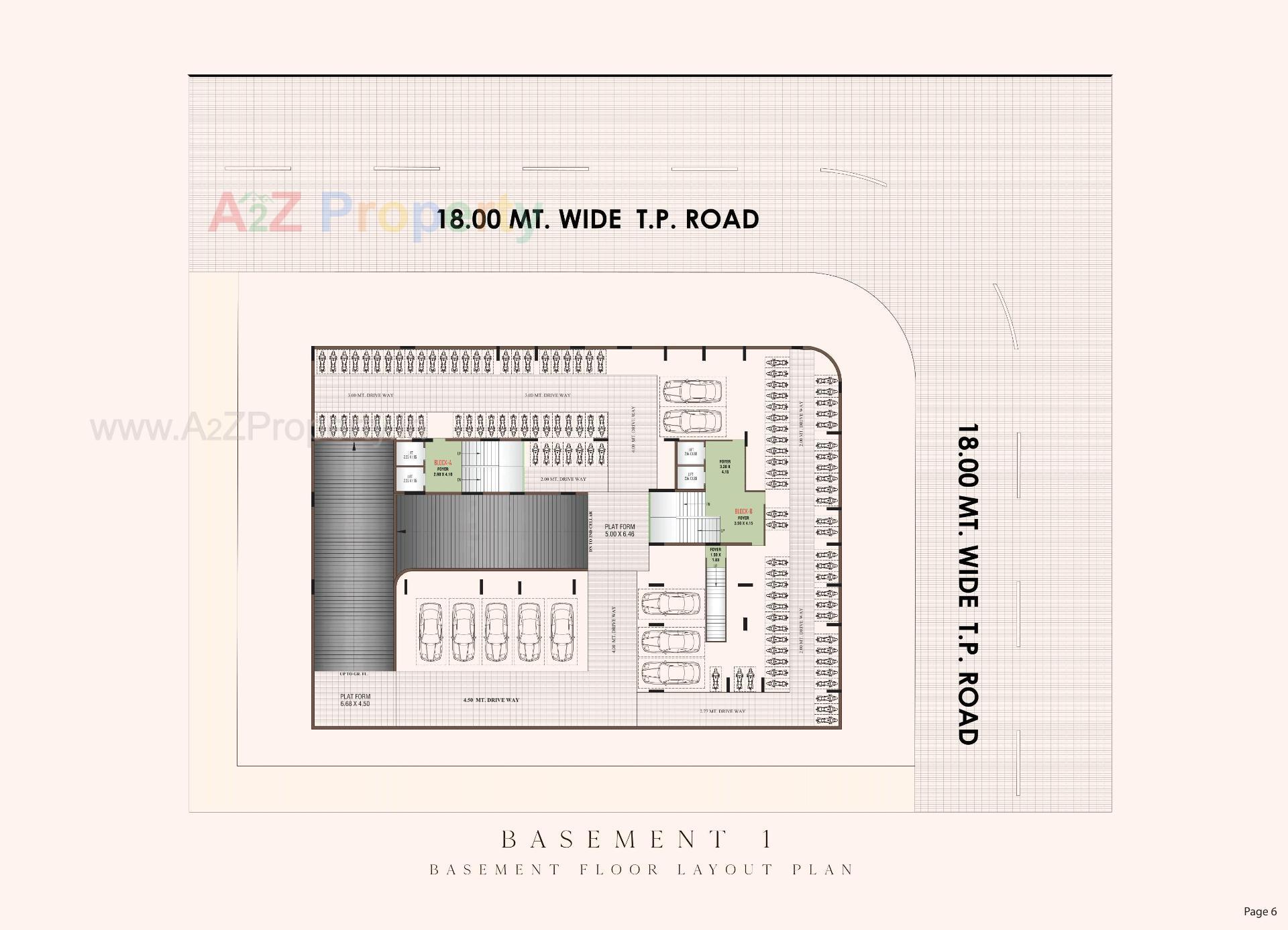 Layout of real estate project Shyam Harmony located at Kathwada, Ahmedabad, Gujarat