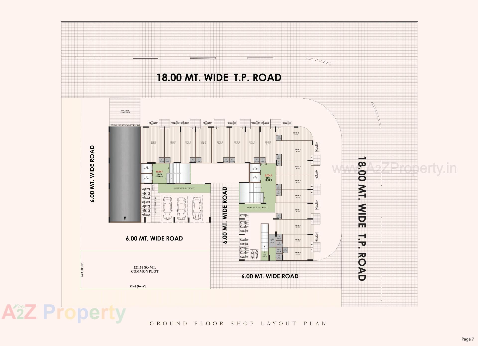 Layout of real estate project Shyam Harmony located at Kathwada, Ahmedabad, Gujarat