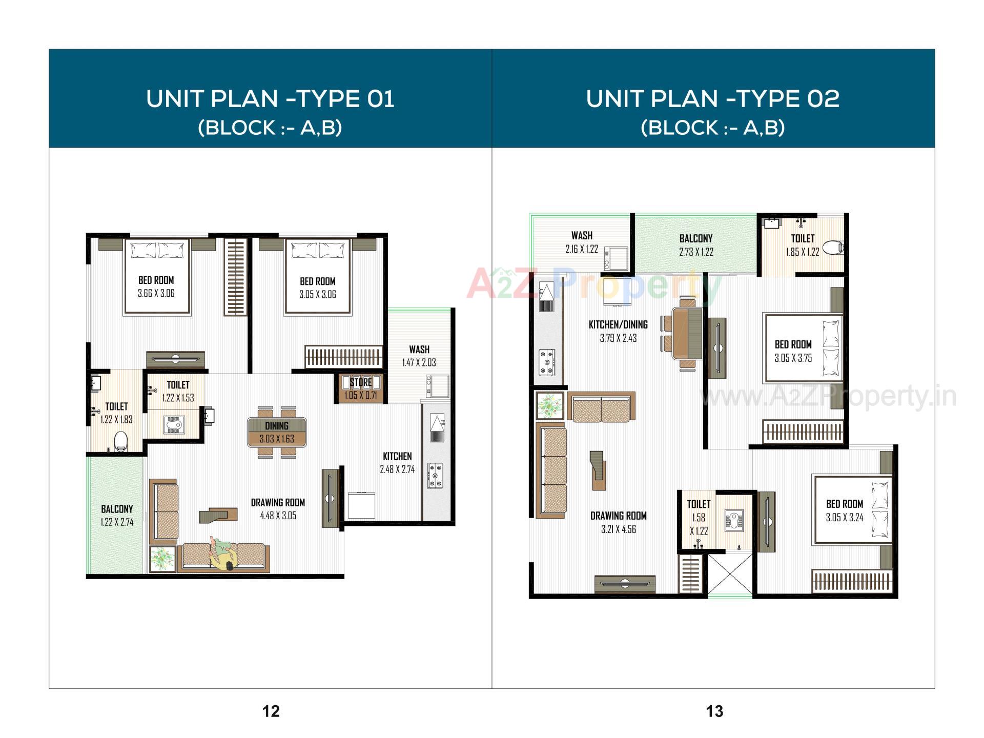 Layout of real estate project Shyam Height located at Nikol, Ahmedabad, Gujarat