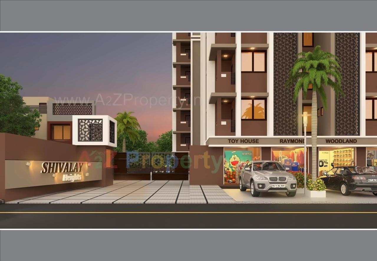 3D Elevation of real estate project Shyam Heights located at Singrva, Ahmedabad, Gujarat