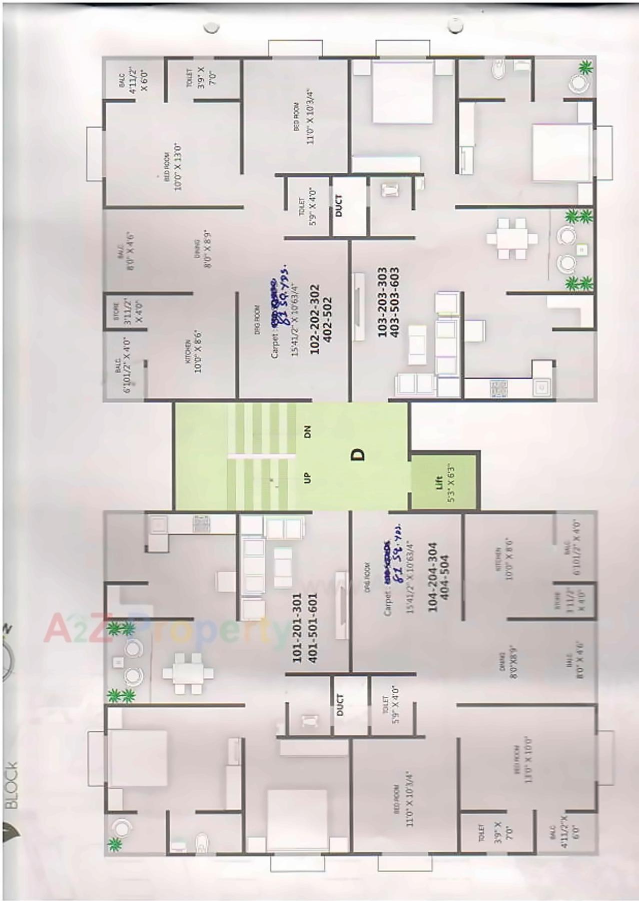 Layout of real estate project Shyam Hill located at Sanand, Ahmedabad, Gujarat