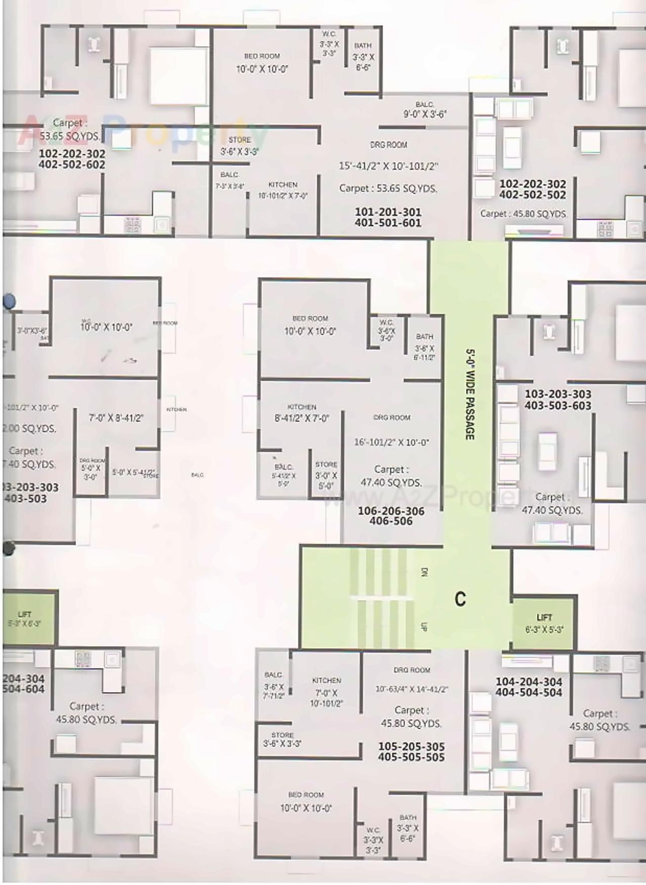 Layout of real estate project Shyam Hill located at Sanand, Ahmedabad, Gujarat