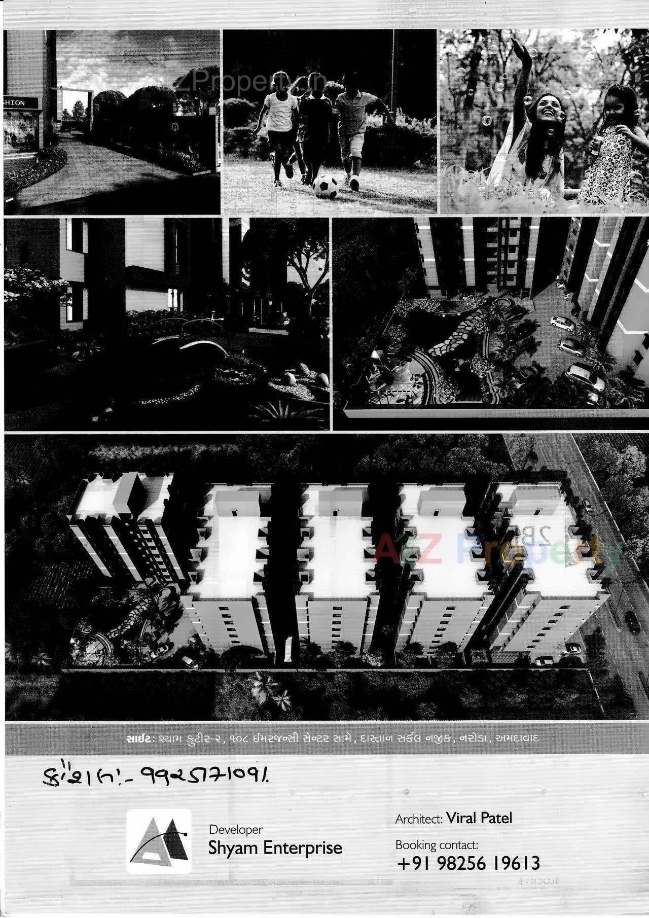  of real estate project Shyam Kutir located at Hanspura, Ahmedabad, Gujarat