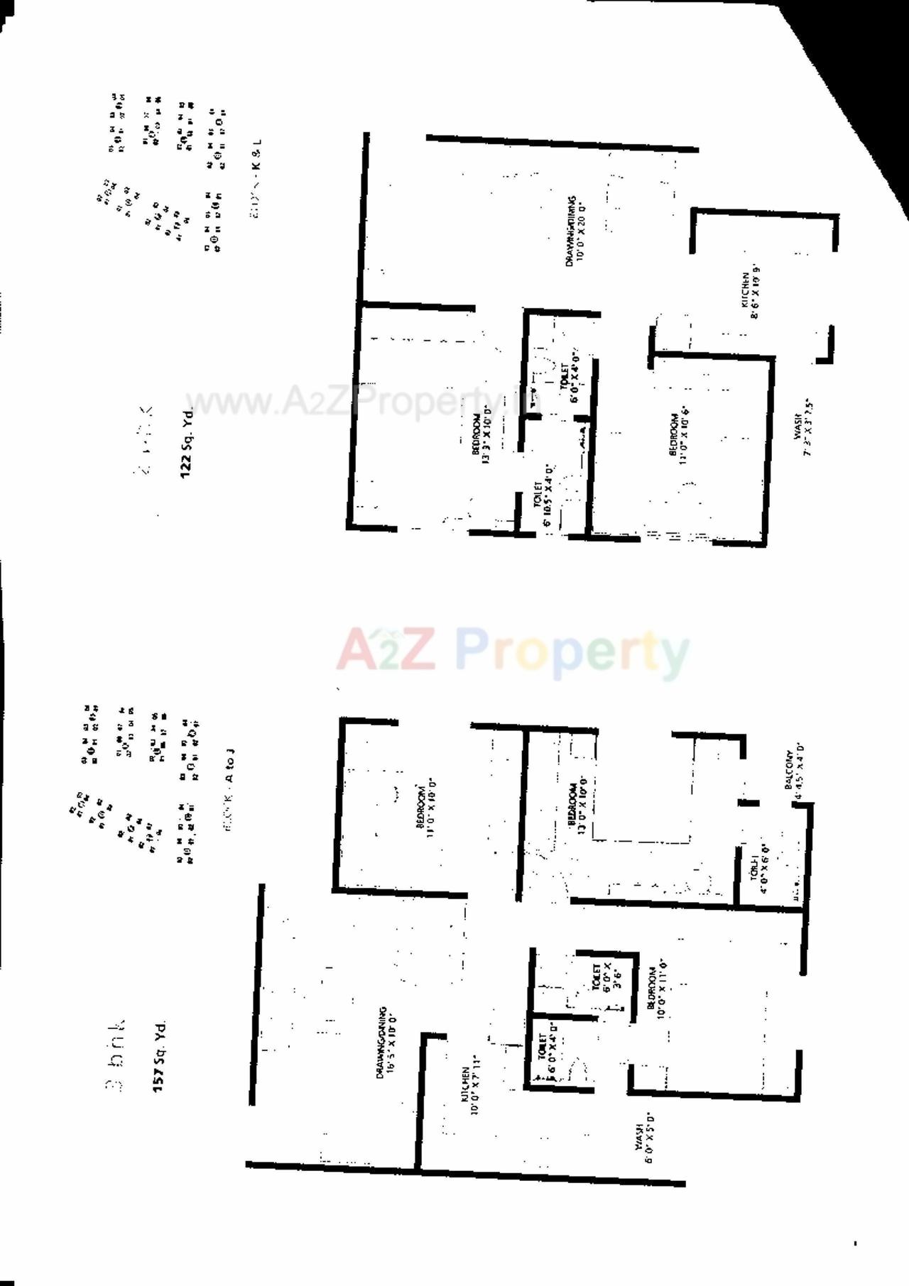 Layout of real estate project Shyam Kutir located at Hanspura, Ahmedabad, Gujarat