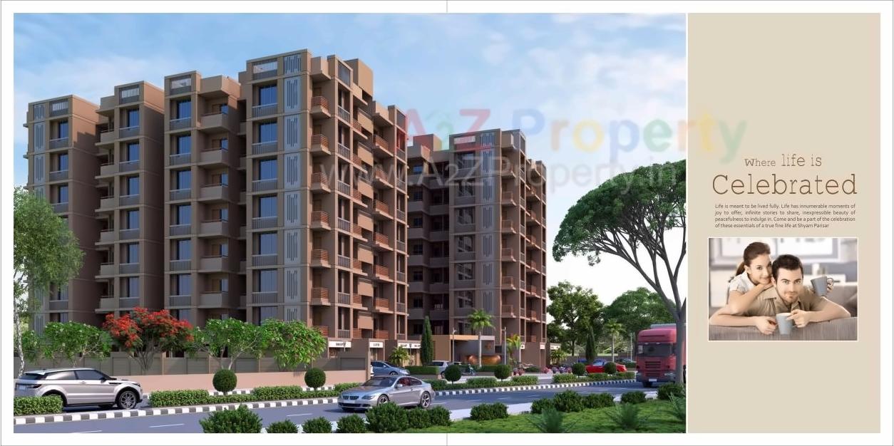 3D Elevation of real estate project Shyam Parisar located at Naroda, Ahmedabad, Gujarat