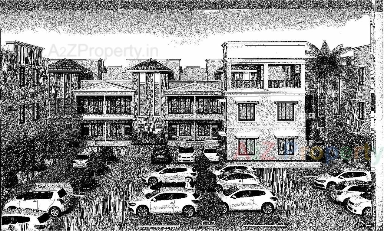 3D Elevation of real estate project Shyam Residency located at Kathwada, Ahmedabad, Gujarat