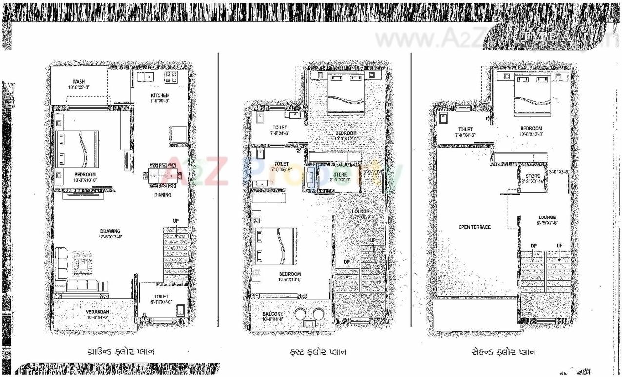 Layout of real estate project Shyam Residency located at Kathwada, Ahmedabad, Gujarat