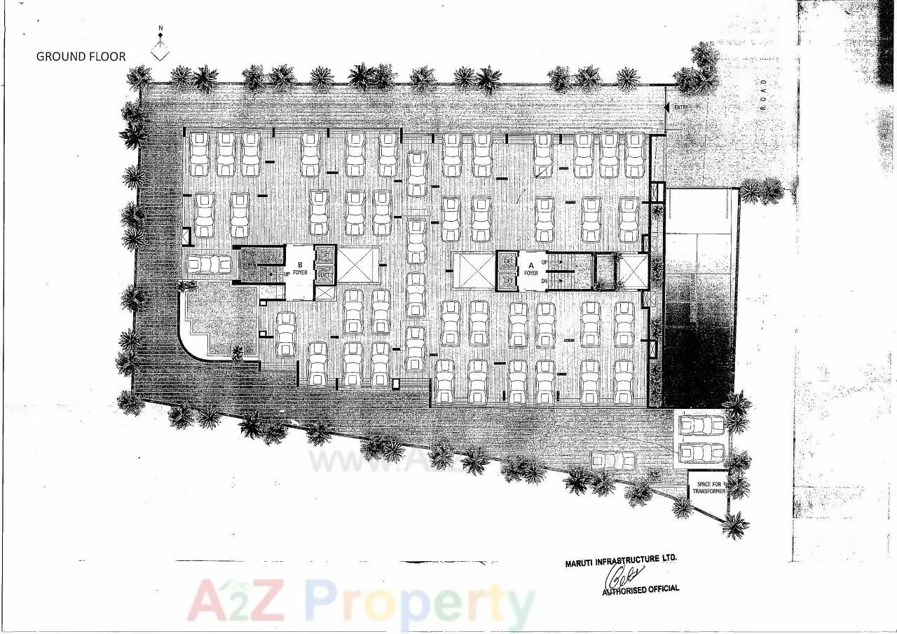 Layout of real estate project Shyam Residency located at Vejalpur, Ahmedabad, Gujarat