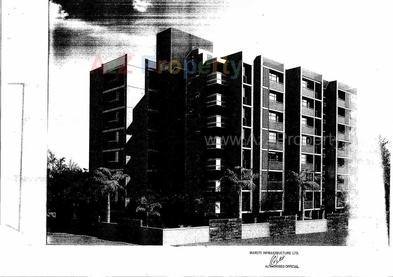 3D Elevation of real estate project Shyam Residency located at Vejalpur, Ahmedabad, Gujarat