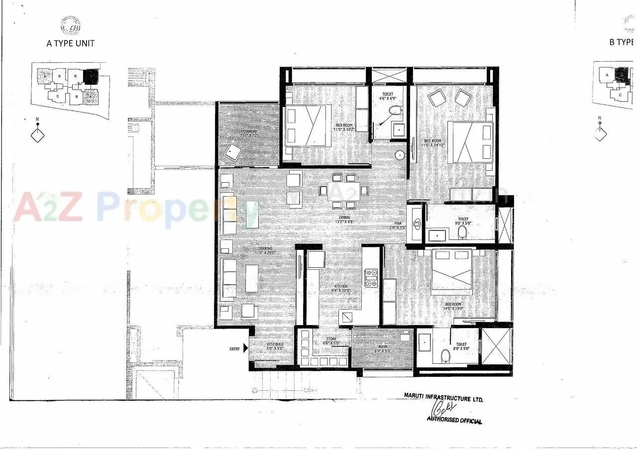 Layout of real estate project Shyam Residency located at Vejalpur, Ahmedabad, Gujarat
