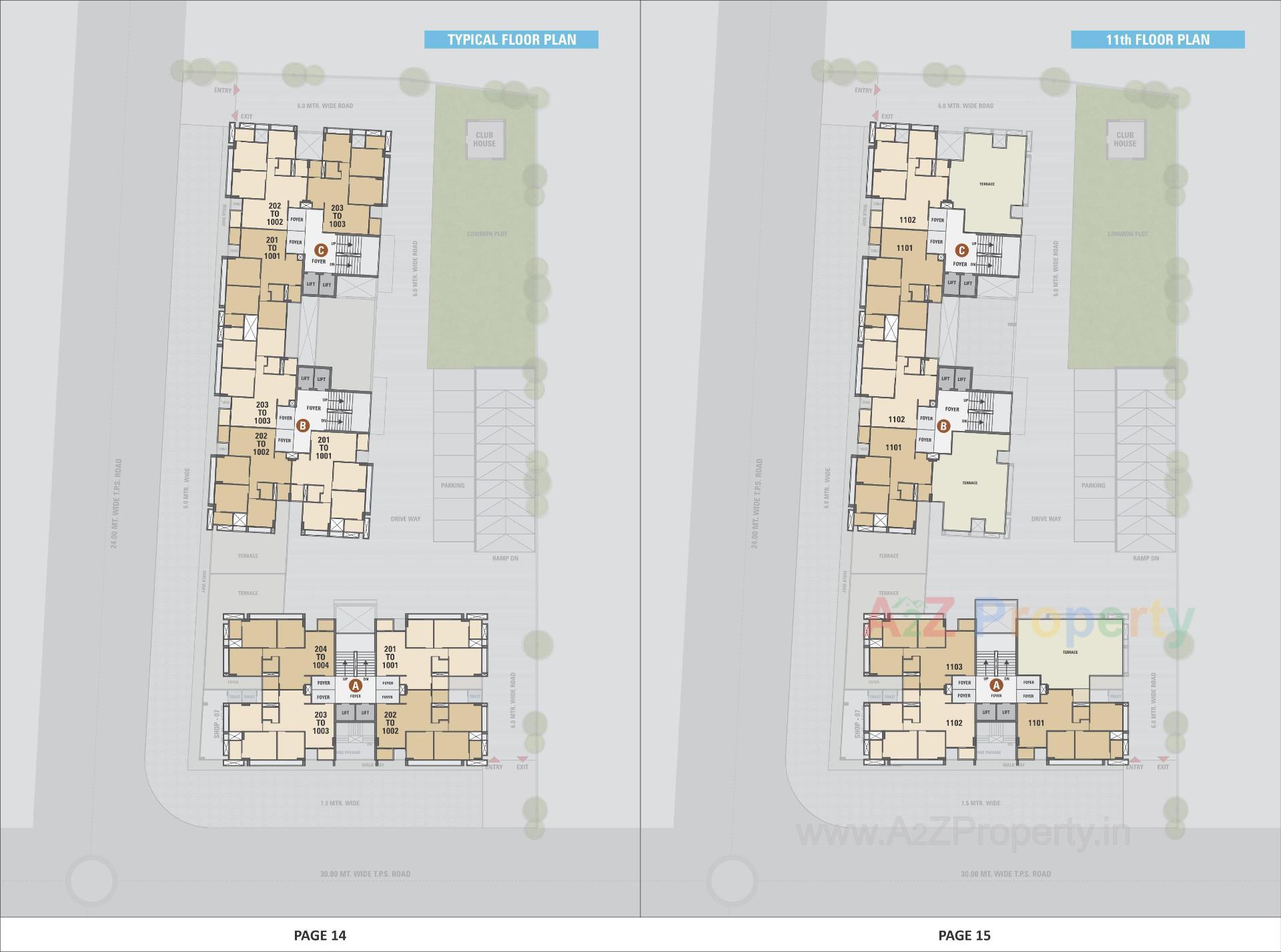 Layout of real estate project Shyam Saral located at Ahmedabad, Ahmedabad, Gujarat
