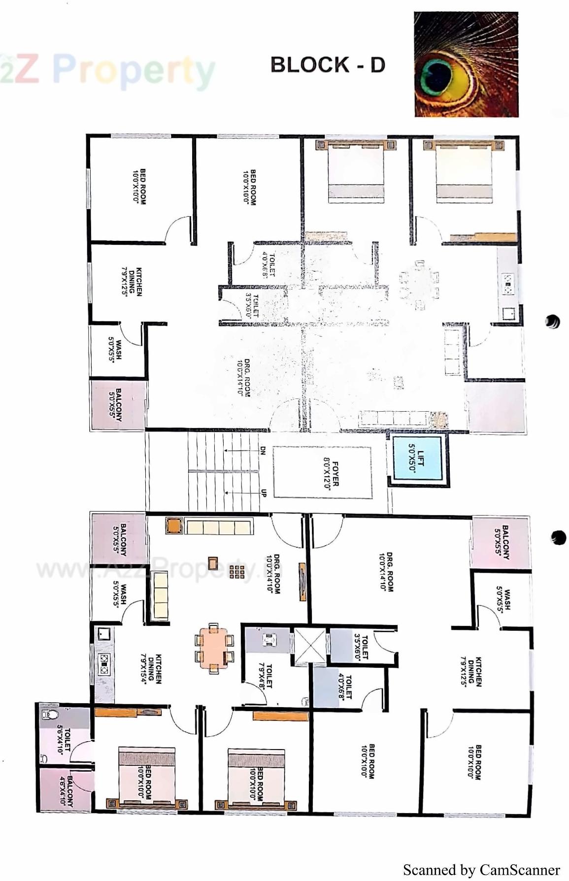 Layout of real estate project Shyam Saundrya located at Nikol, Ahmedabad, Gujarat