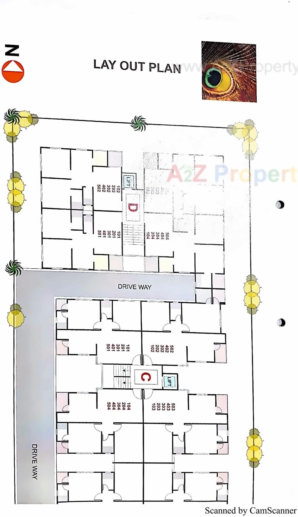 Layout of real estate project Shyam Saundrya located at Nikol, Ahmedabad, Gujarat
