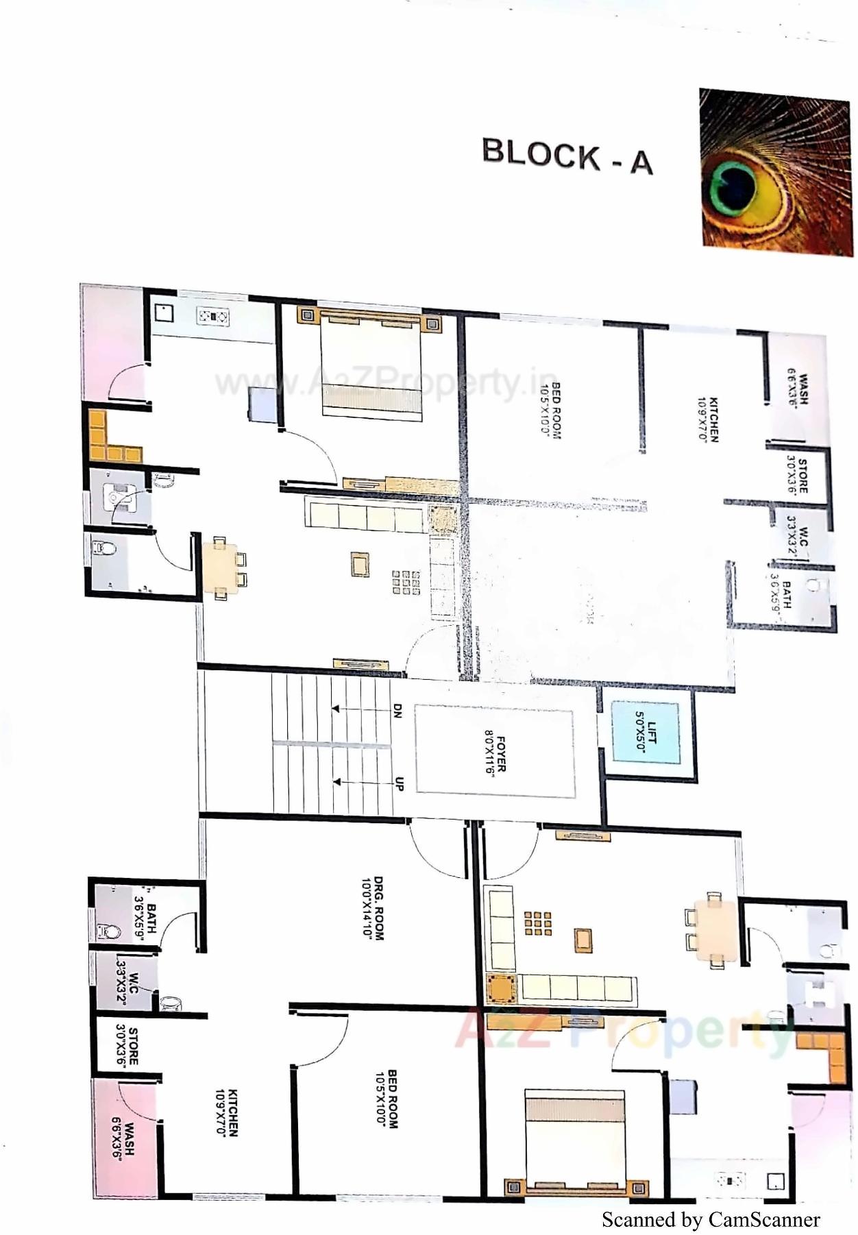 Layout of real estate project Shyam Saundrya located at Nikol, Ahmedabad, Gujarat