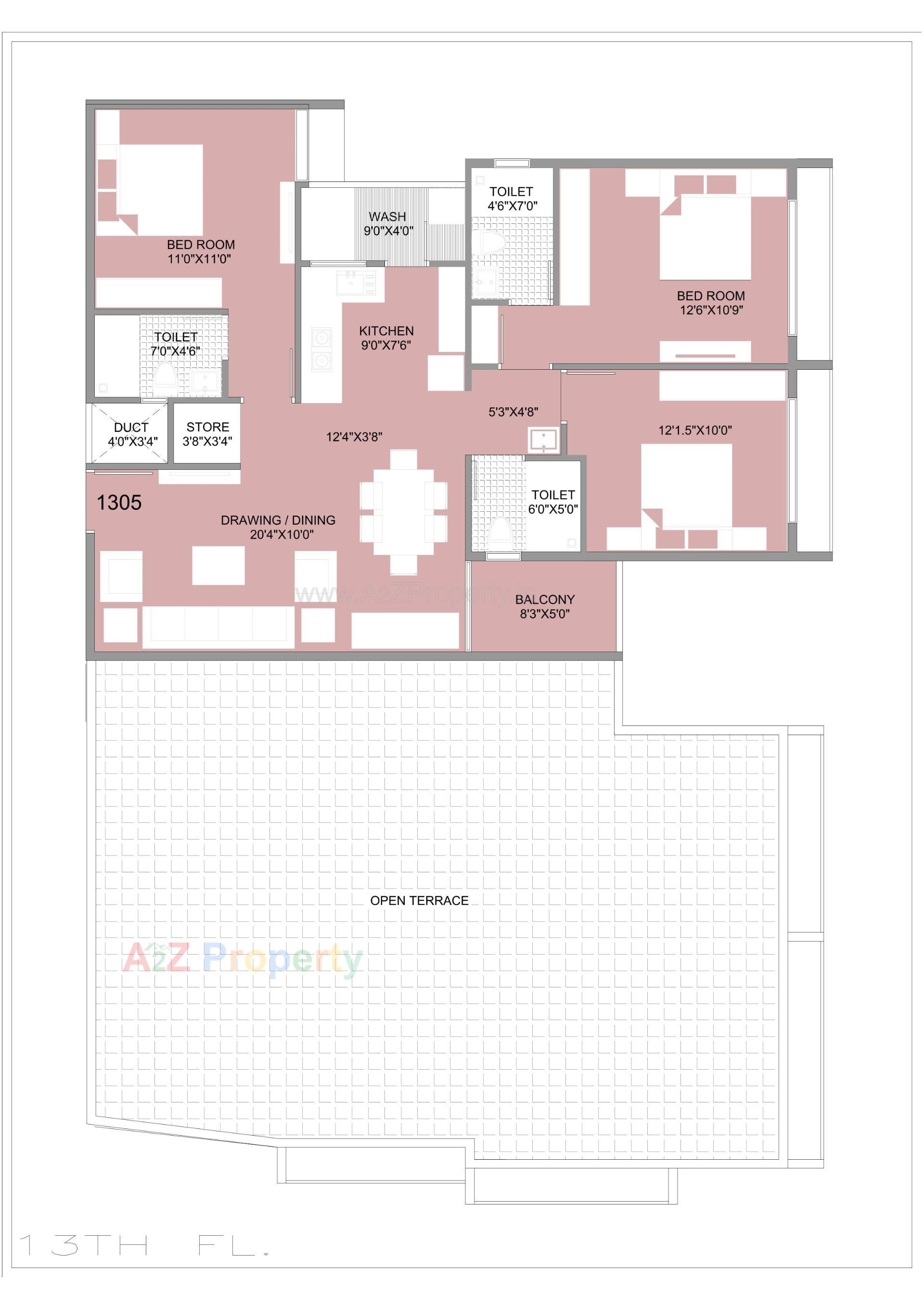 Layout of real estate project Shyam Shayona Shivali located at Ahmedabad, Ahmedabad, Gujarat