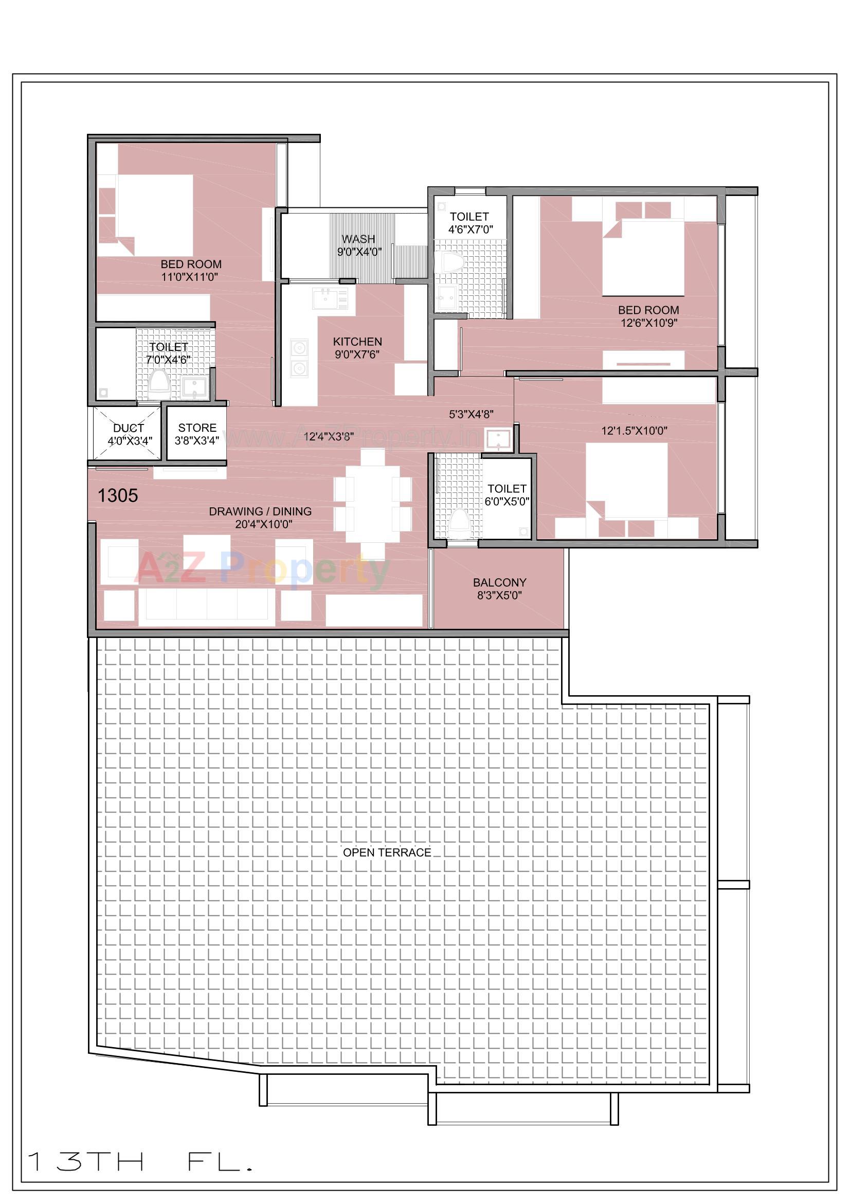 Layout of real estate project Shyam Shayona Shivali located at Ahmedabad, Ahmedabad, Gujarat