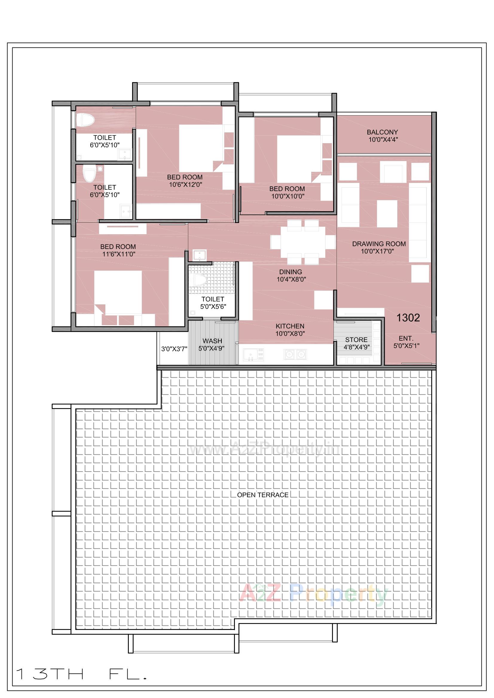 Layout of real estate project Shyam Shayona Shivali located at Ahmedabad, Ahmedabad, Gujarat