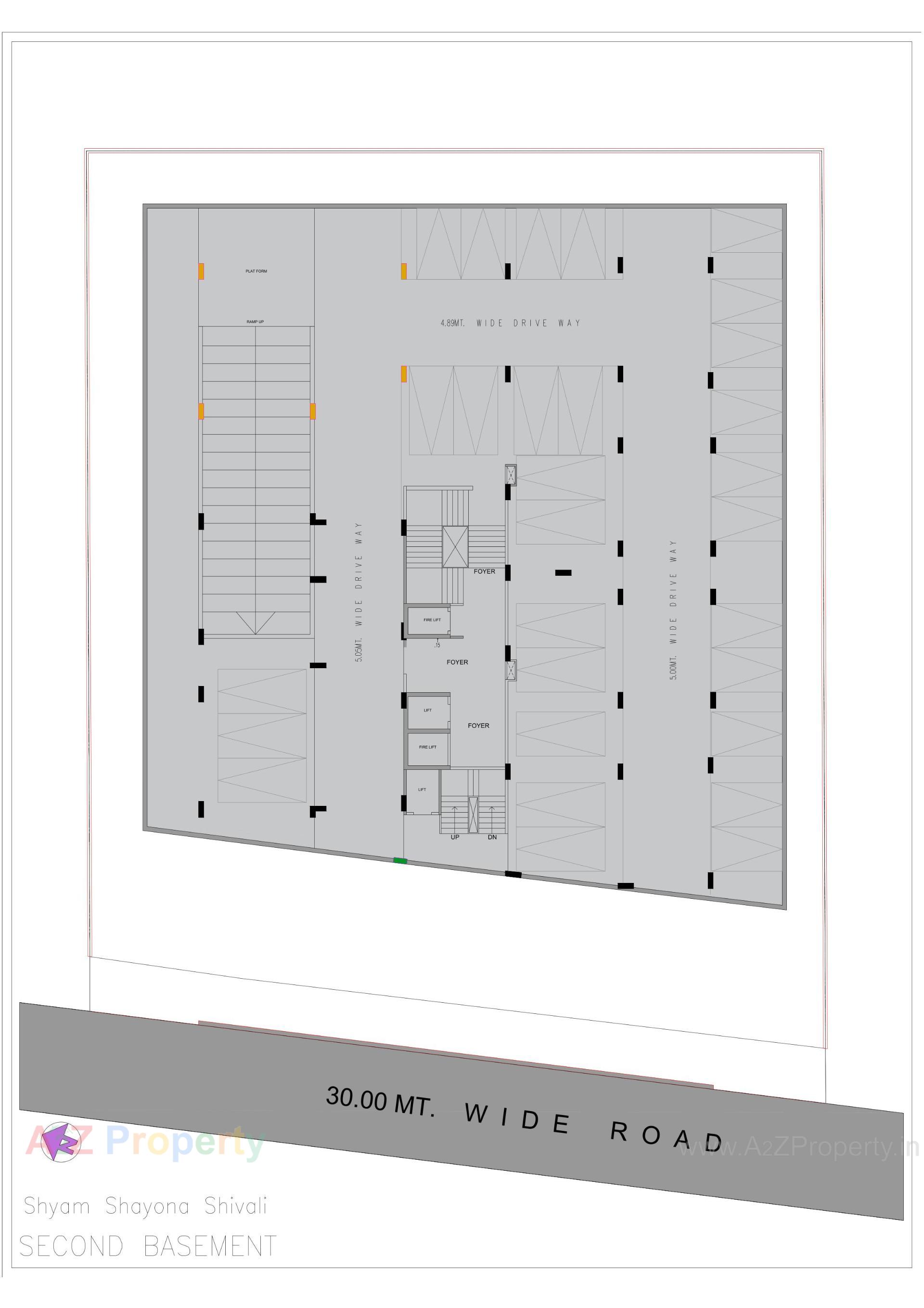 Layout of real estate project Shyam Shayona Shivali located at Ahmedabad, Ahmedabad, Gujarat