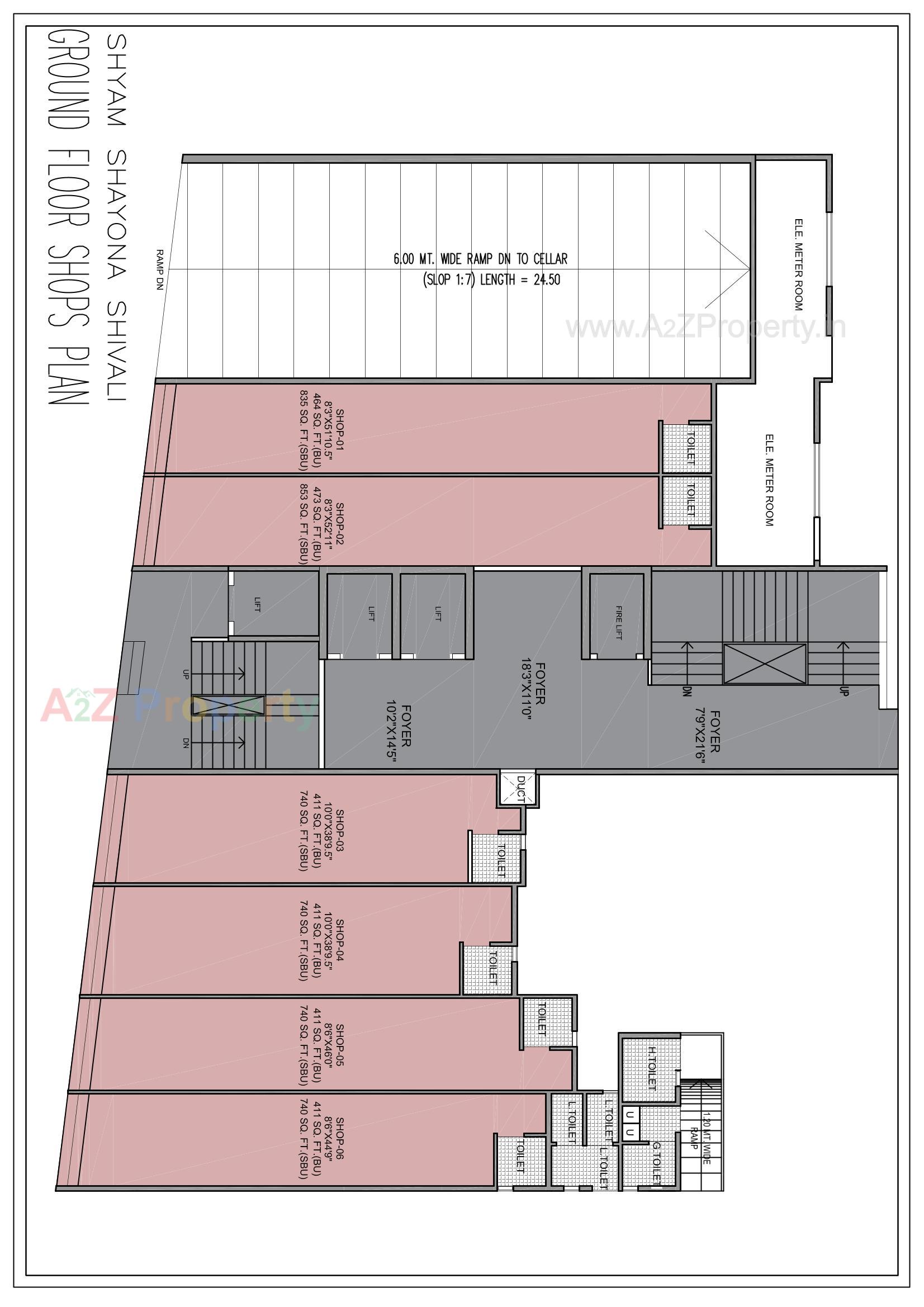 Layout of real estate project Shyam Shayona Shivali located at Ahmedabad, Ahmedabad, Gujarat