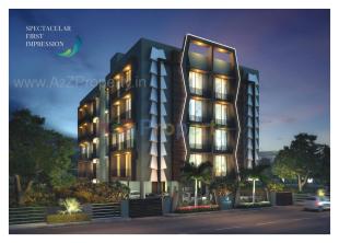 Elevation of real estate project Shyam Status located at Shekhpur, Ahmedabad, Gujarat