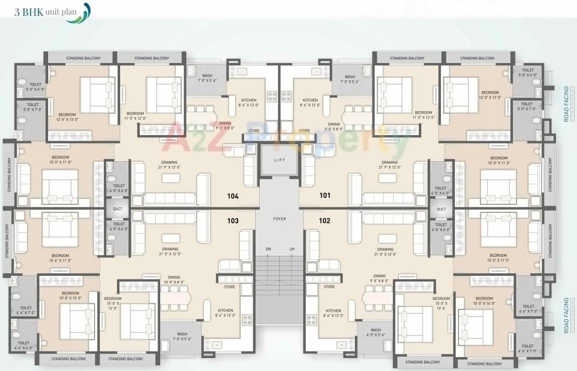Layout of real estate project Shyam Status located at Shekhpur, Ahmedabad, Gujarat