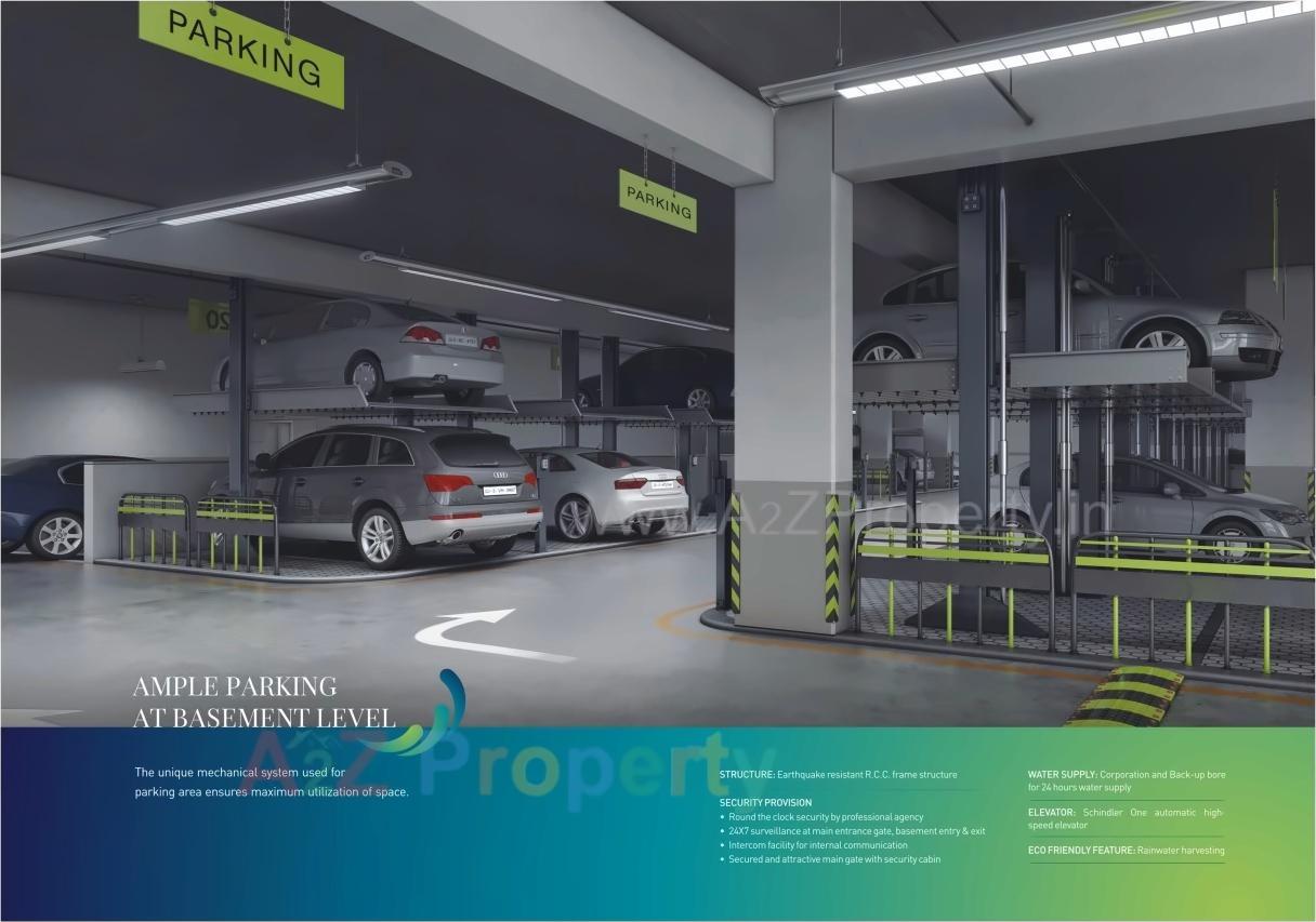 3D Elevation of real estate project Shyam Status located at Shekhpur, Ahmedabad, Gujarat