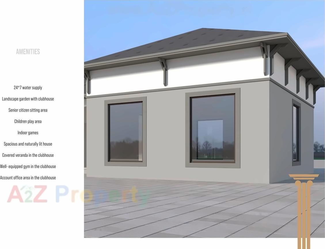 3D Elevation of real estate project Shyam Valencia located at Muthia, Ahmedabad, Gujarat