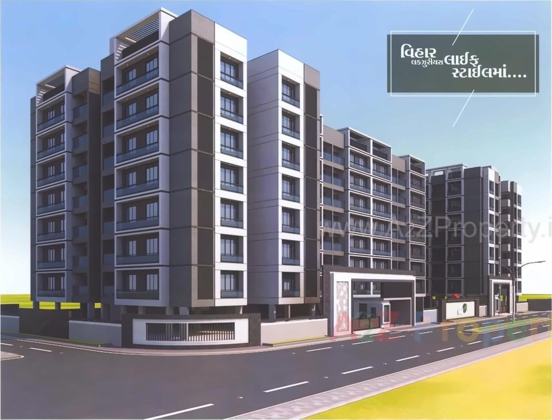 3D Elevation of real estate project Shyam Vihar located at Naroda, Ahmedabad, Gujarat