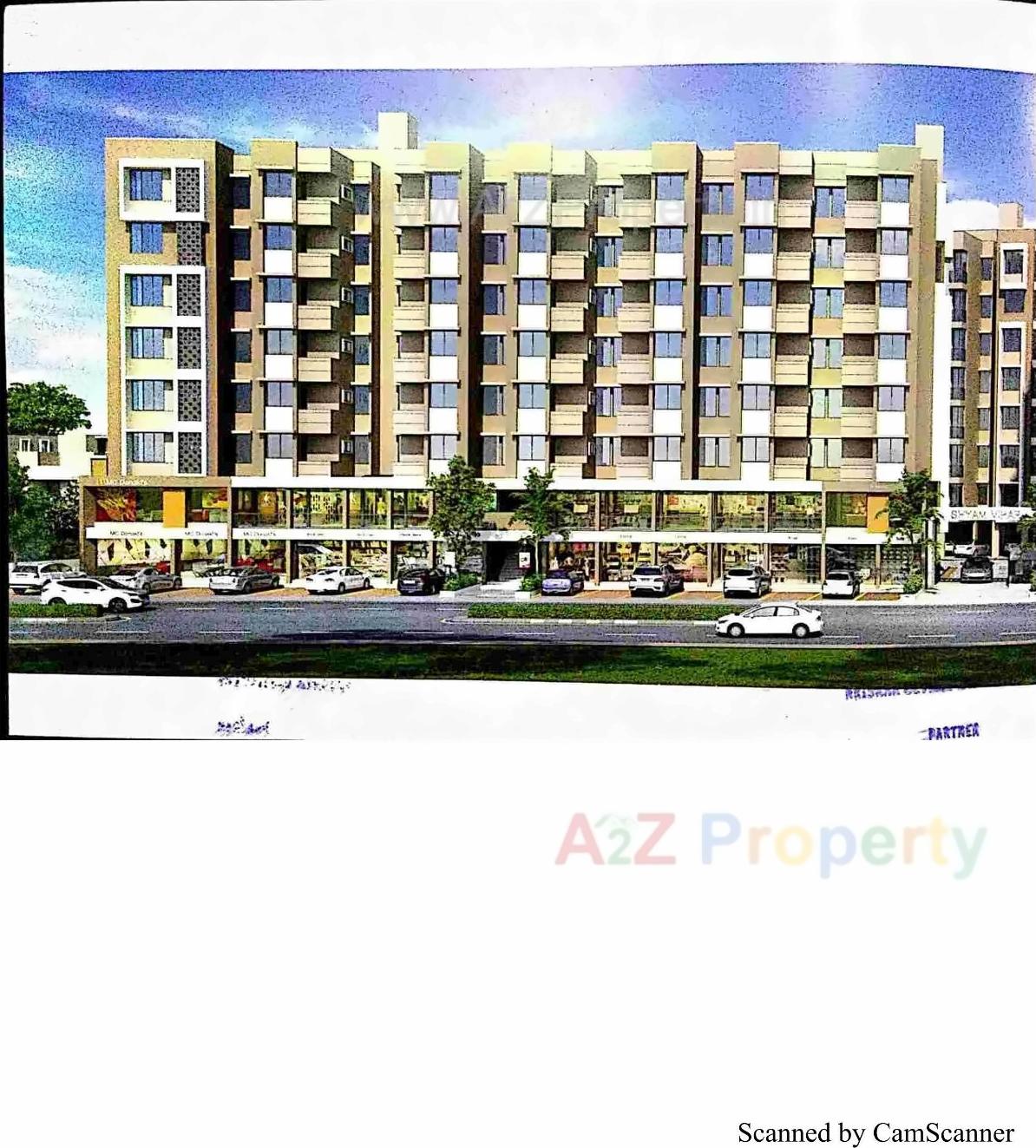 3D Elevation of real estate project Shyam Vihar located at Narol, Ahmedabad, Gujarat