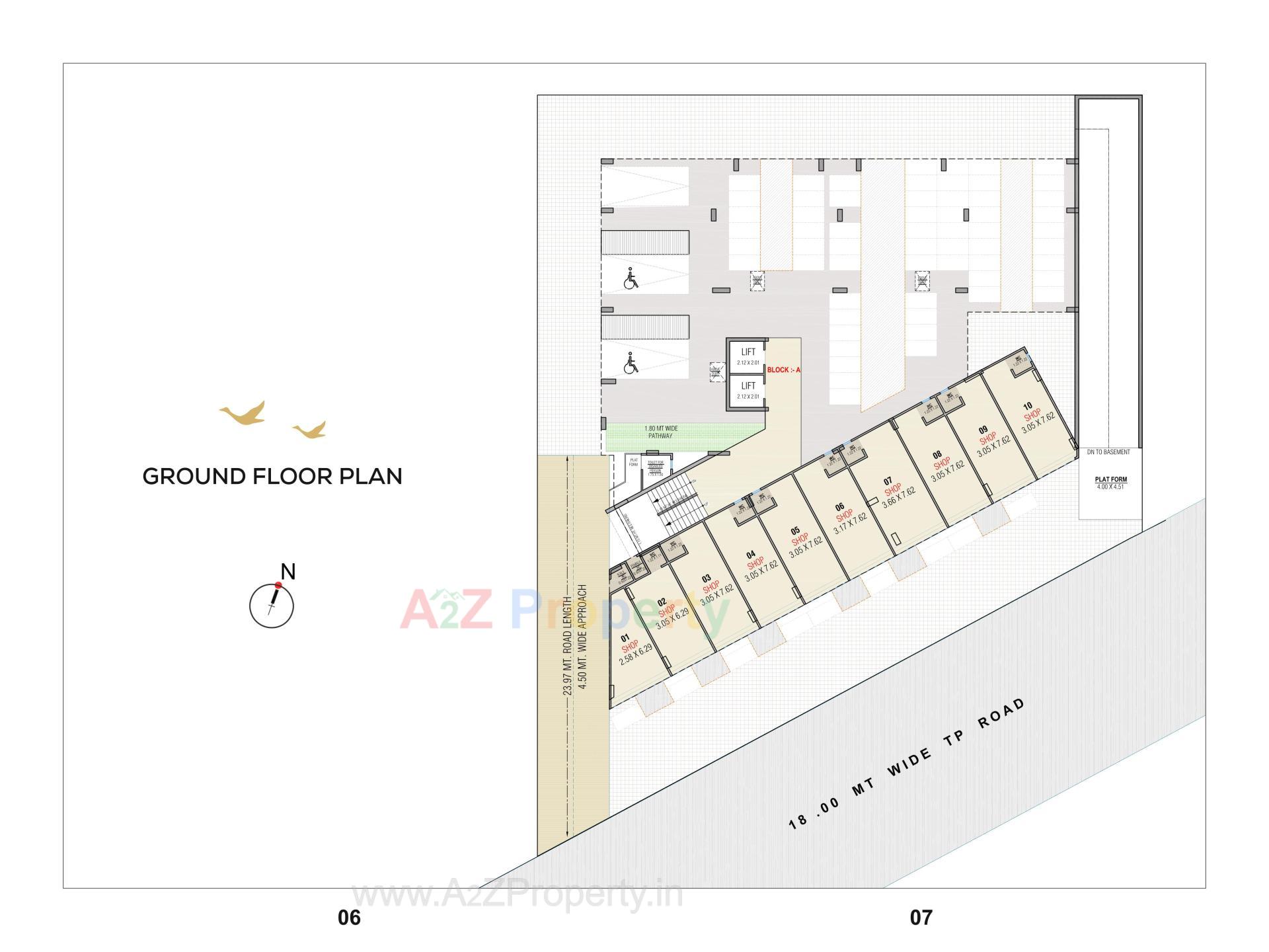 Layout of real estate project Shyam Vihar located at Kathwada, Ahmedabad, Gujarat