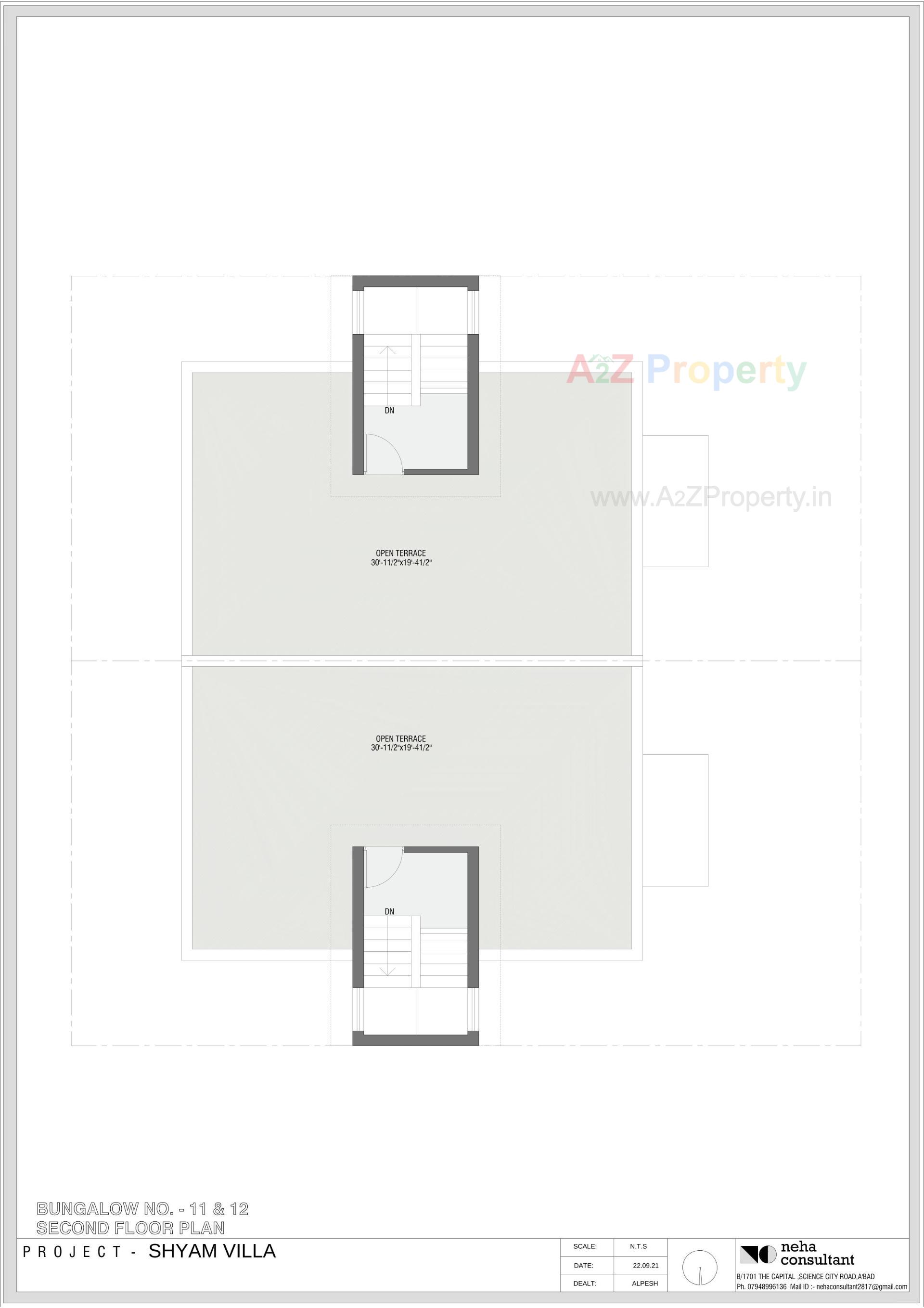 Layout of real estate project Shyam Villa located at Viramgam, Ahmedabad, Gujarat
