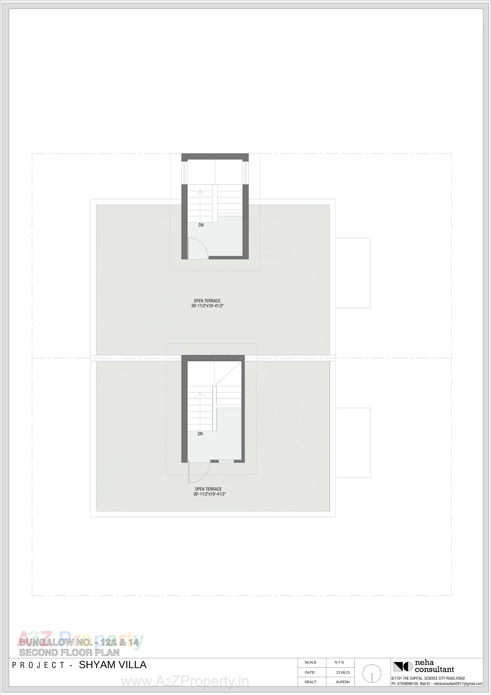 Layout of real estate project Shyam Villa located at Viramgam, Ahmedabad, Gujarat