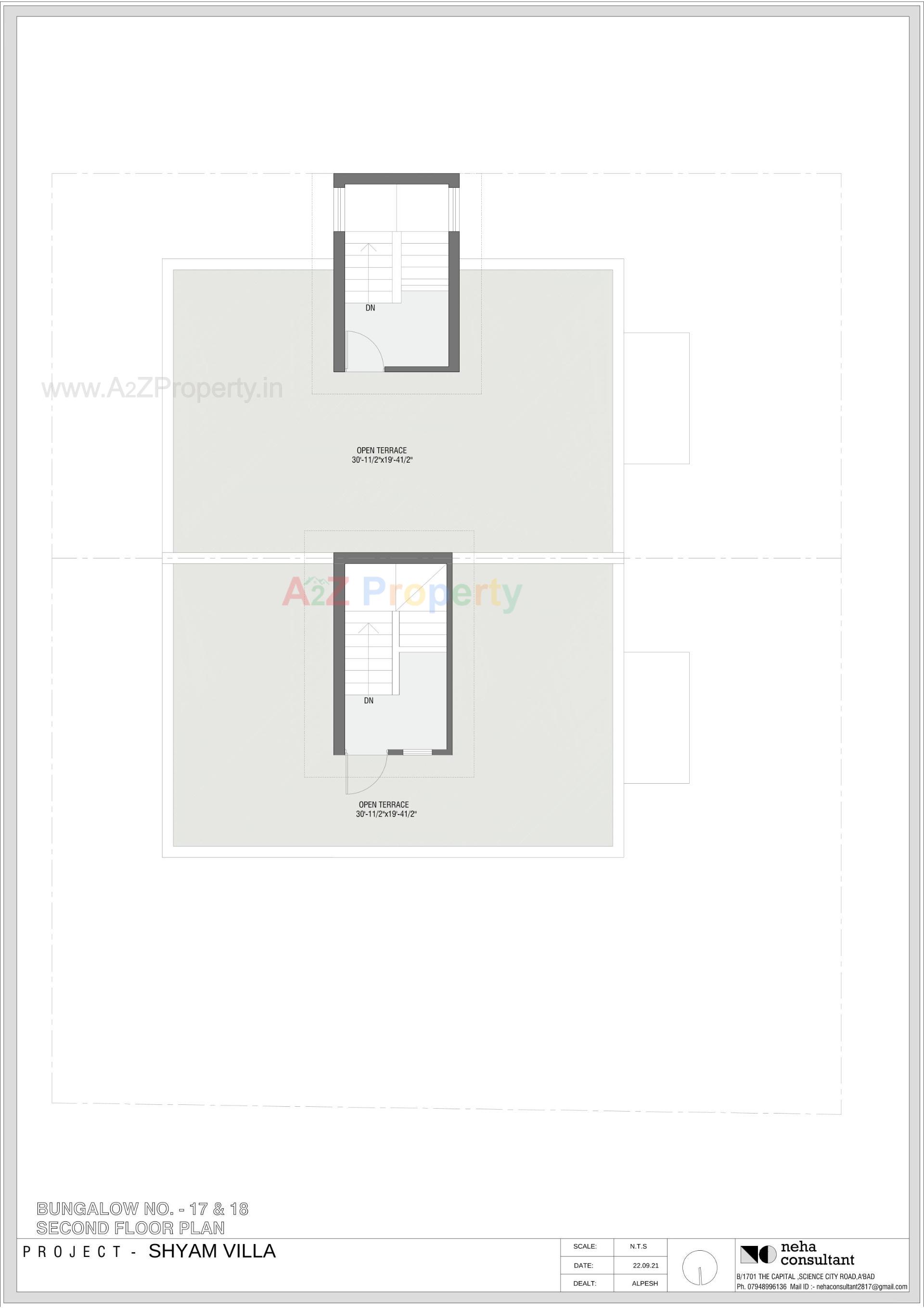 Layout of real estate project Shyam Villa located at Viramgam, Ahmedabad, Gujarat