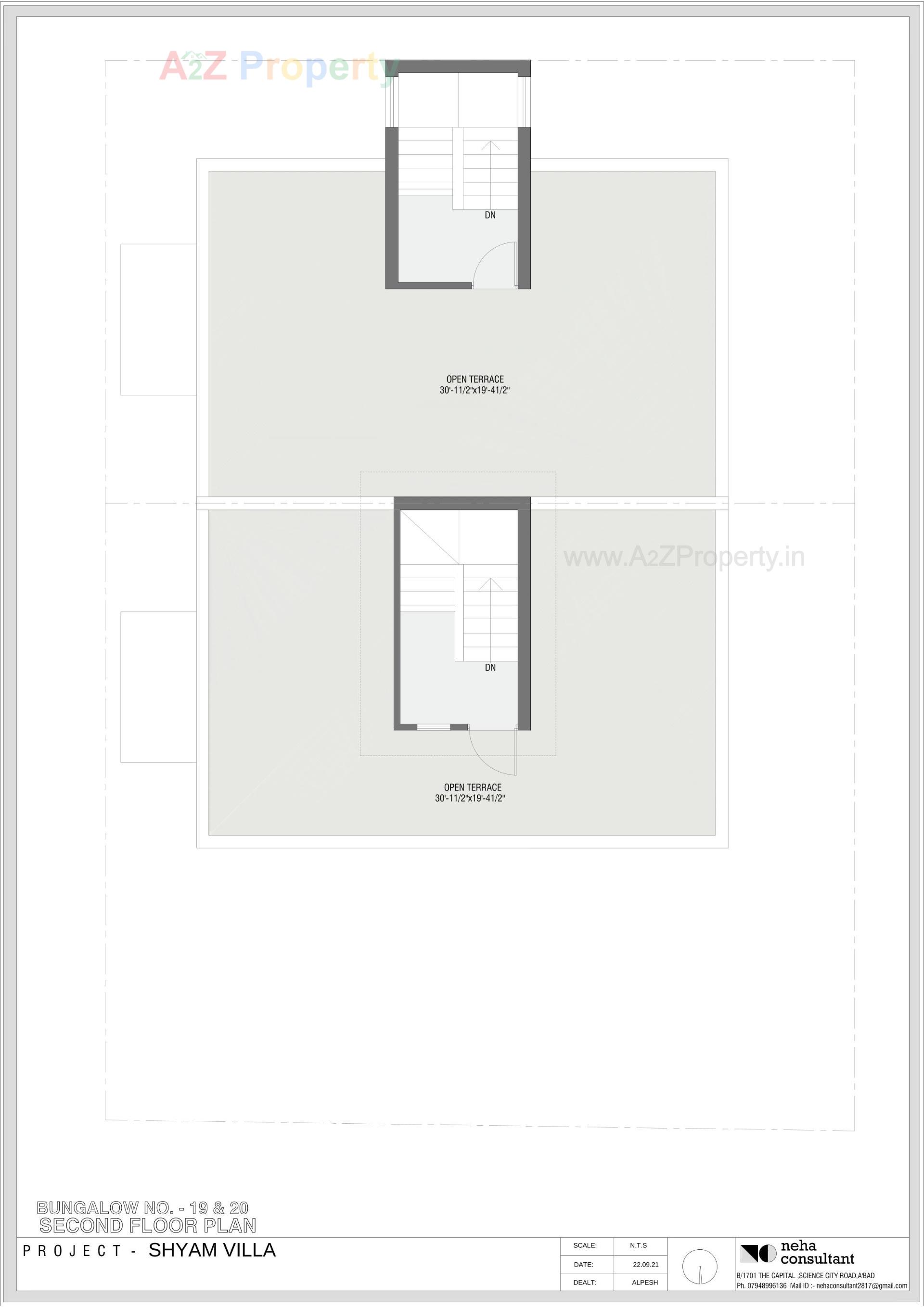 Layout of real estate project Shyam Villa located at Viramgam, Ahmedabad, Gujarat