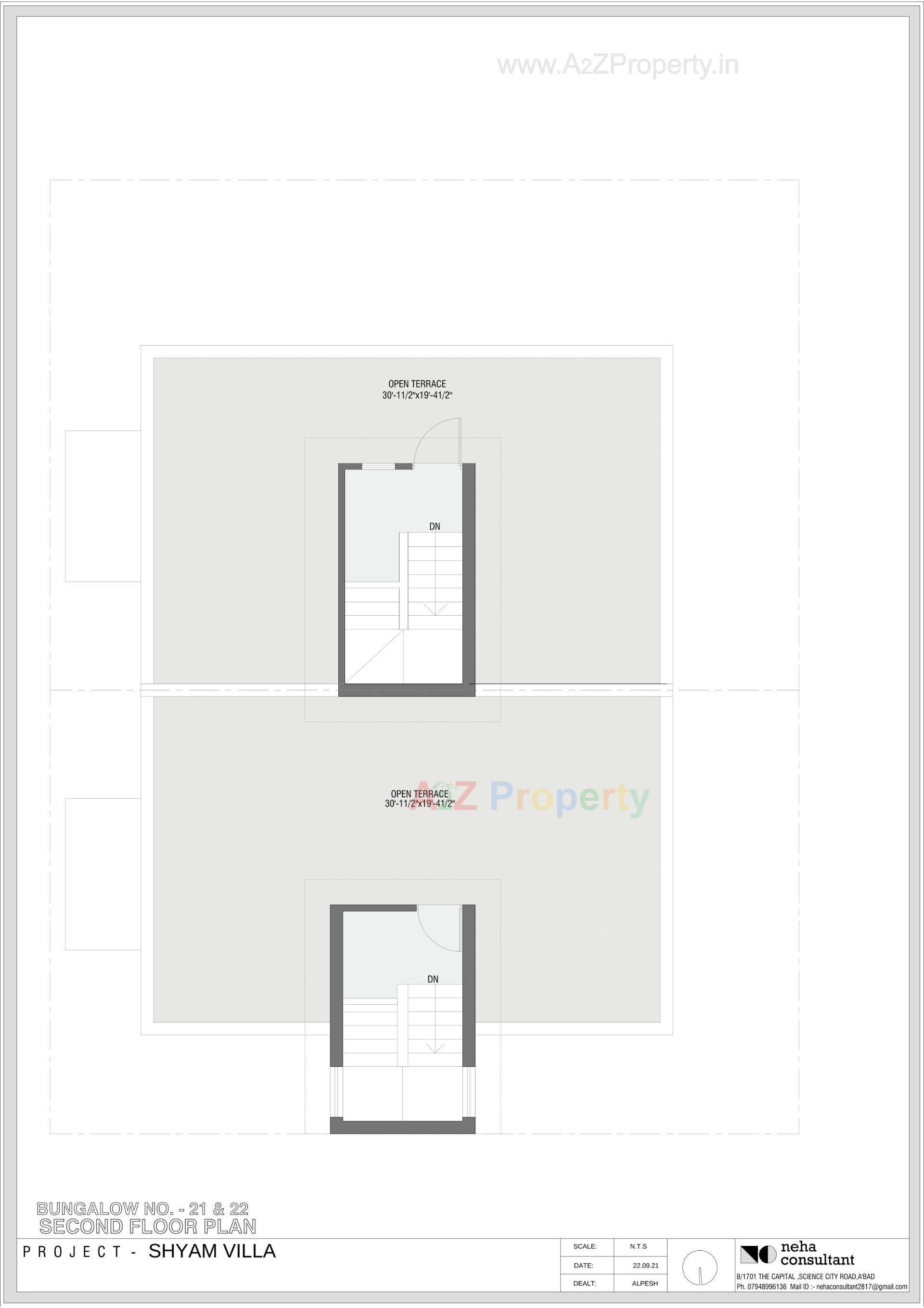 Layout of real estate project Shyam Villa located at Viramgam, Ahmedabad, Gujarat