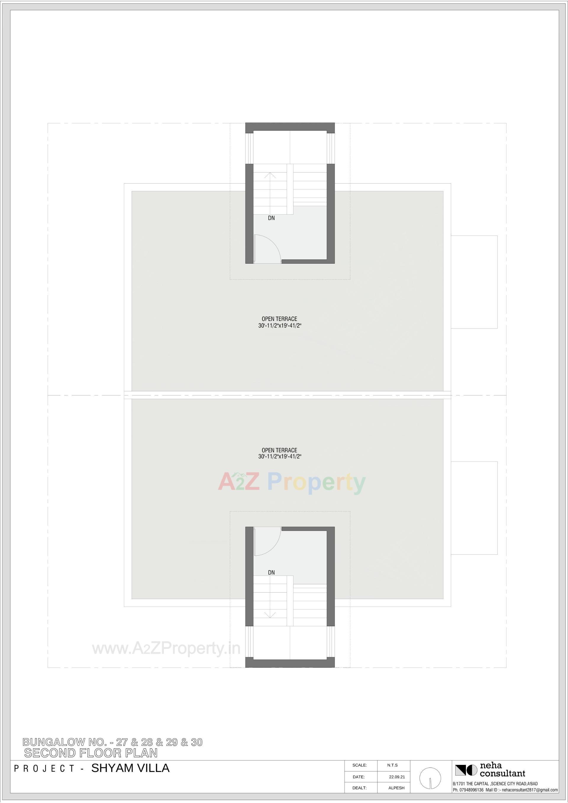 Layout of real estate project Shyam Villa located at Viramgam, Ahmedabad, Gujarat