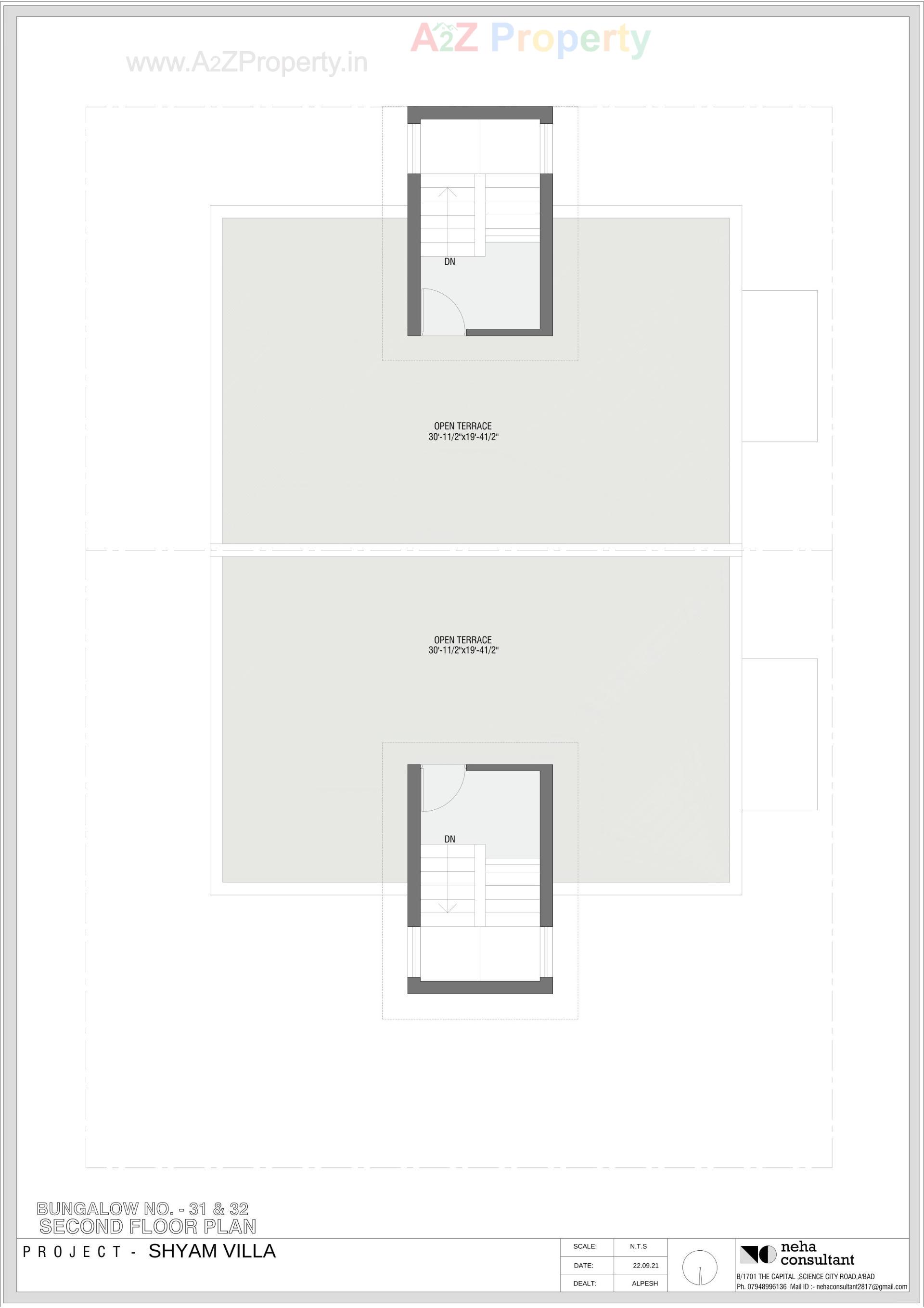 Layout of real estate project Shyam Villa located at Viramgam, Ahmedabad, Gujarat