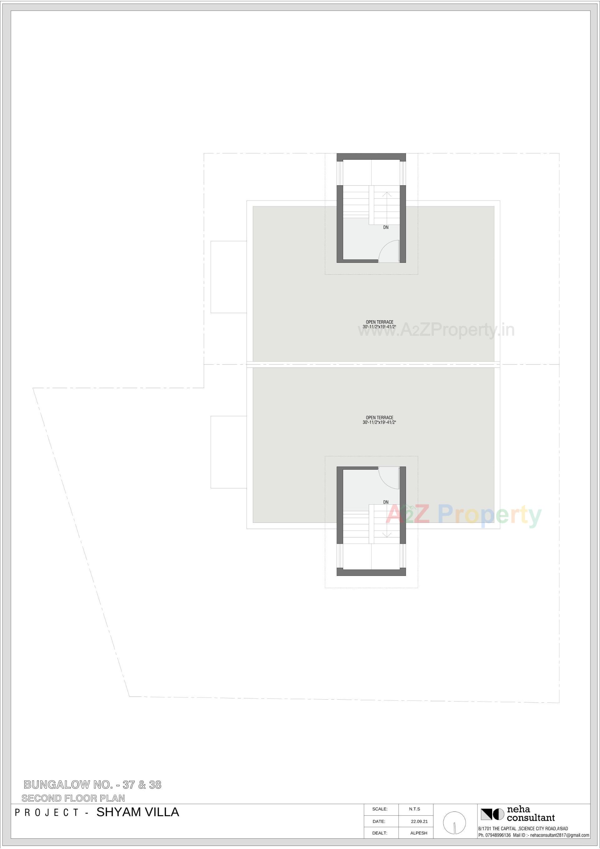 Layout of real estate project Shyam Villa located at Viramgam, Ahmedabad, Gujarat