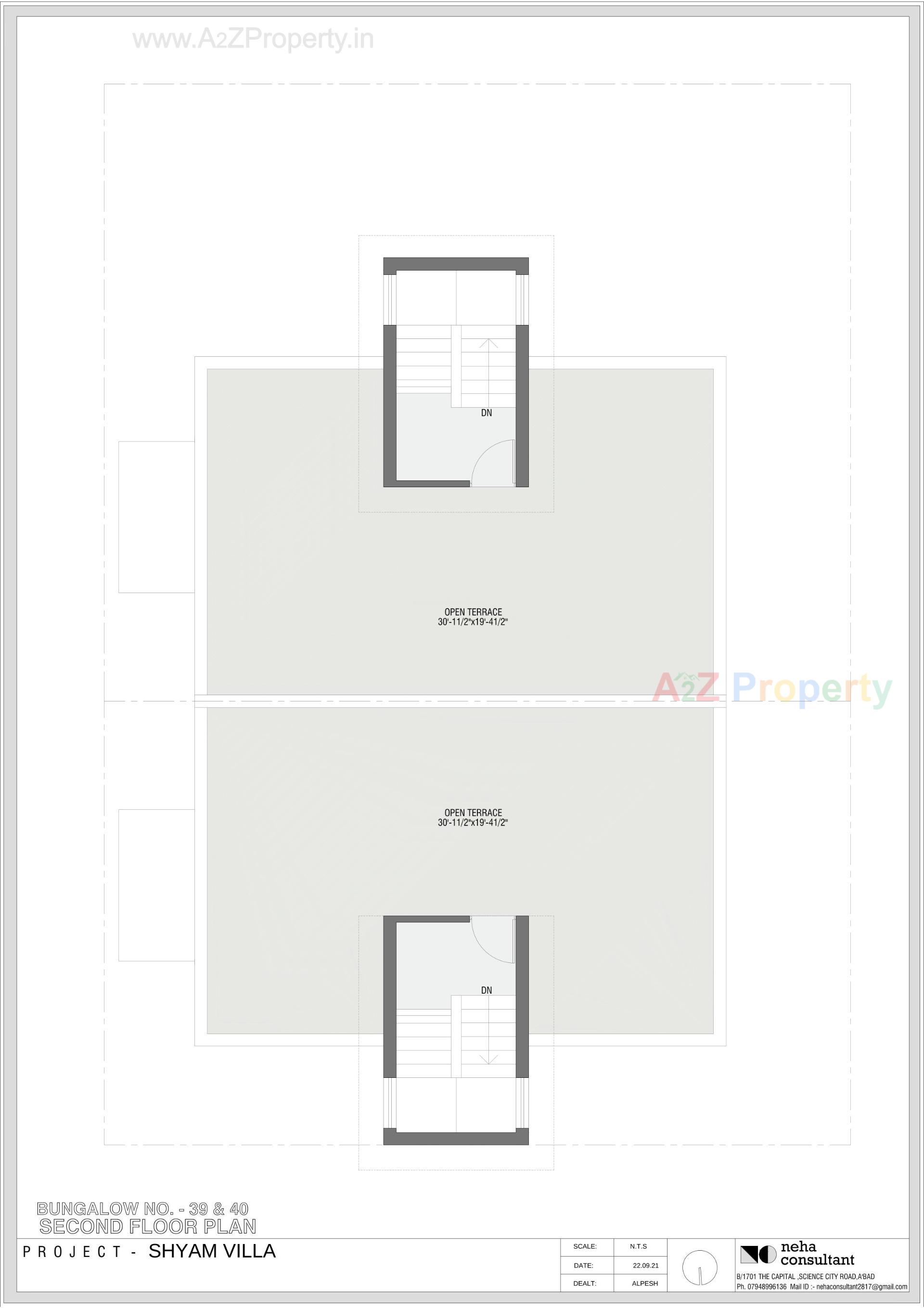 Layout of real estate project Shyam Villa located at Viramgam, Ahmedabad, Gujarat