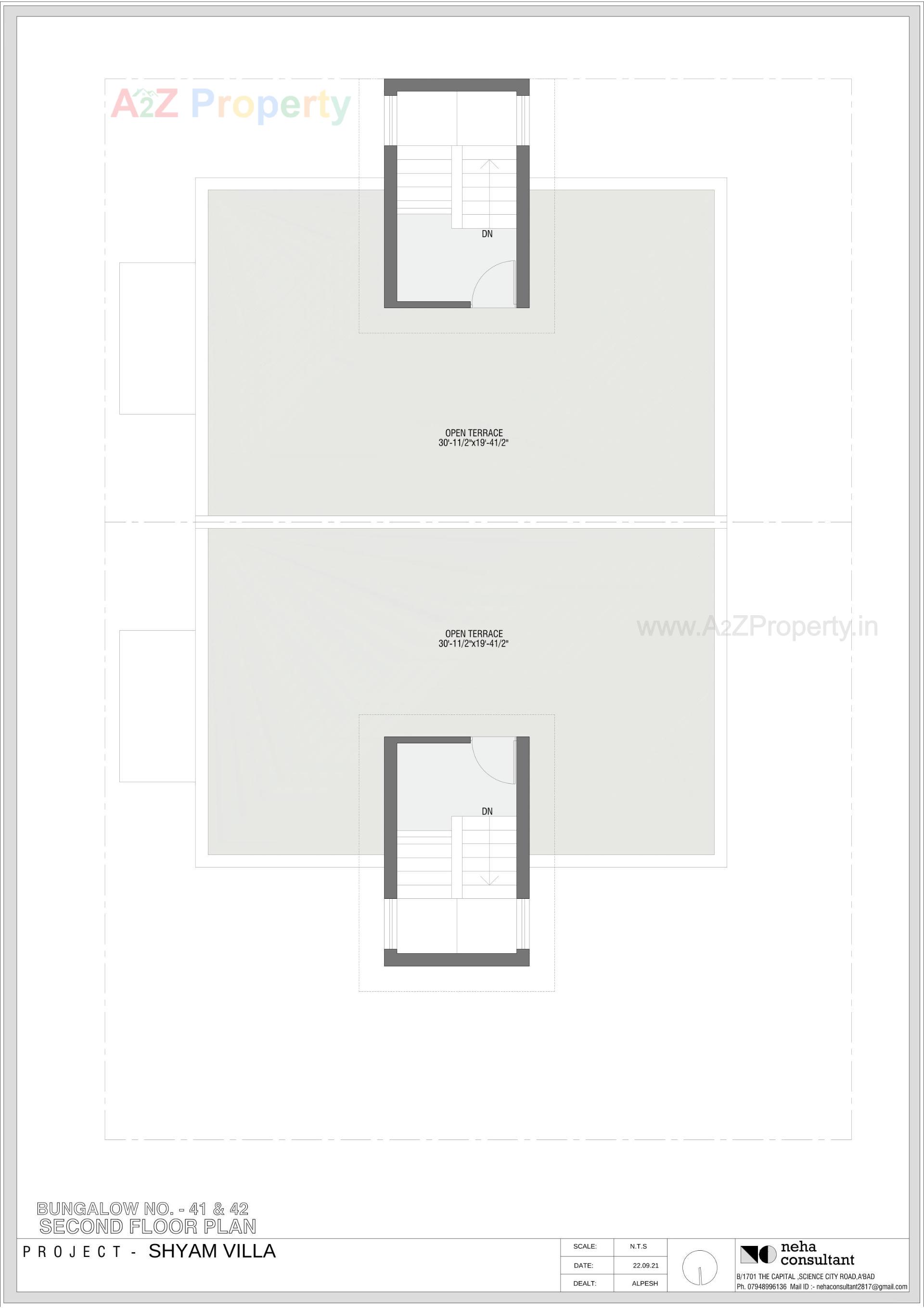 Layout of real estate project Shyam Villa located at Viramgam, Ahmedabad, Gujarat