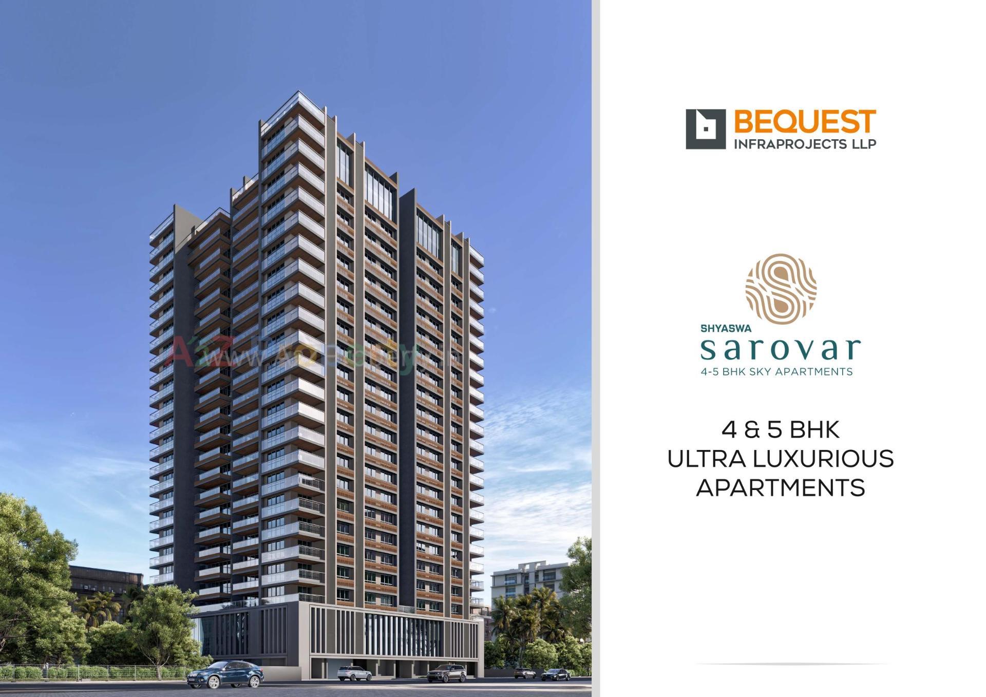 3D Elevation of real estate project Shyaswa Sarovar located at Shilaj, Ahmedabad, Gujarat