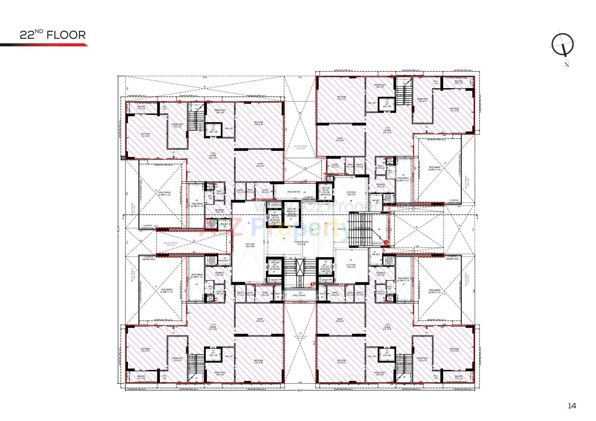 Layout of real estate project Shyaswa Sarovar located at Shilaj, Ahmedabad, Gujarat